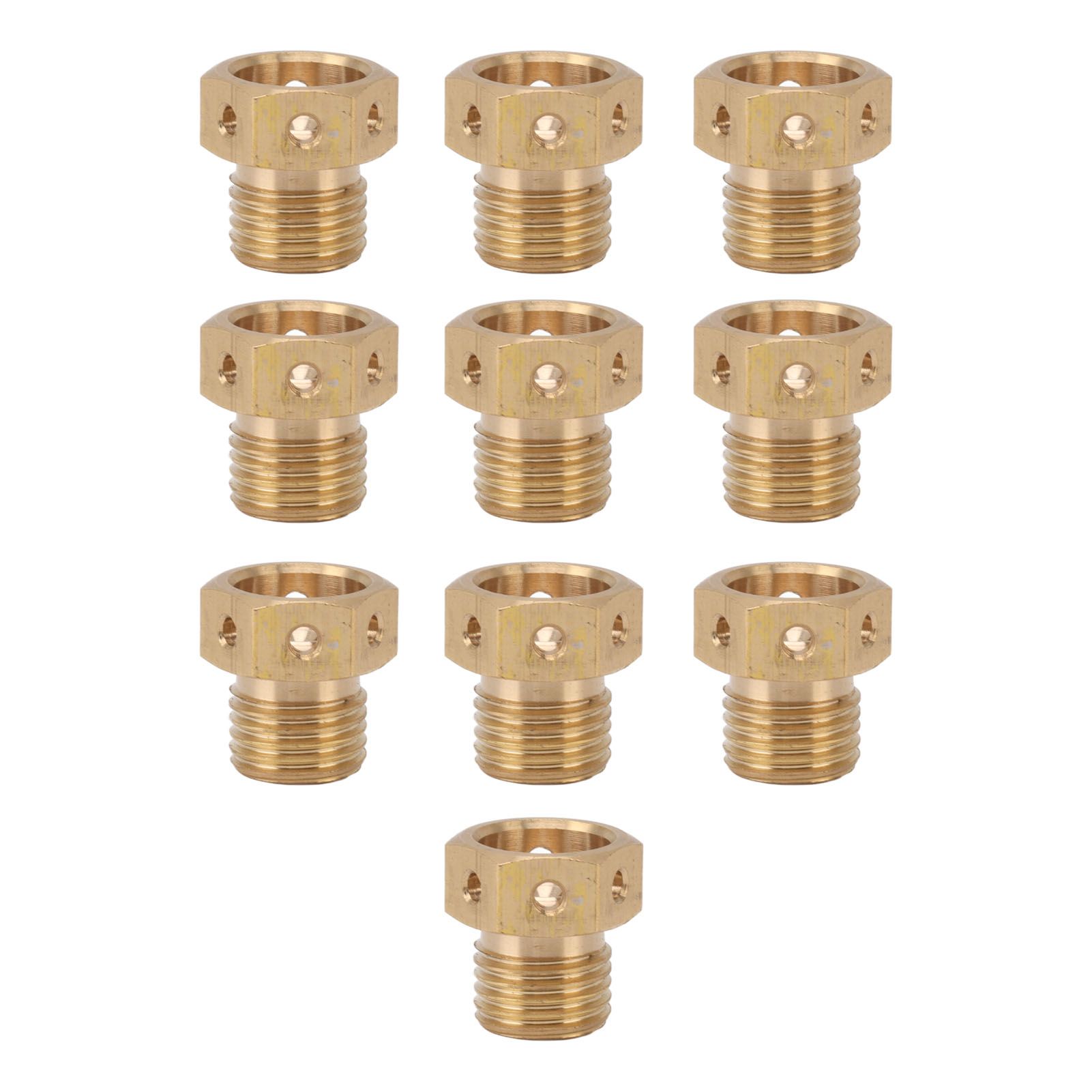 10PCS Misting Nozzle Brass Multiple Holes Anti Corrosion Fine Misting Water Nozzles for Cooling System Garden Lawn M14x1.5 - Image 1