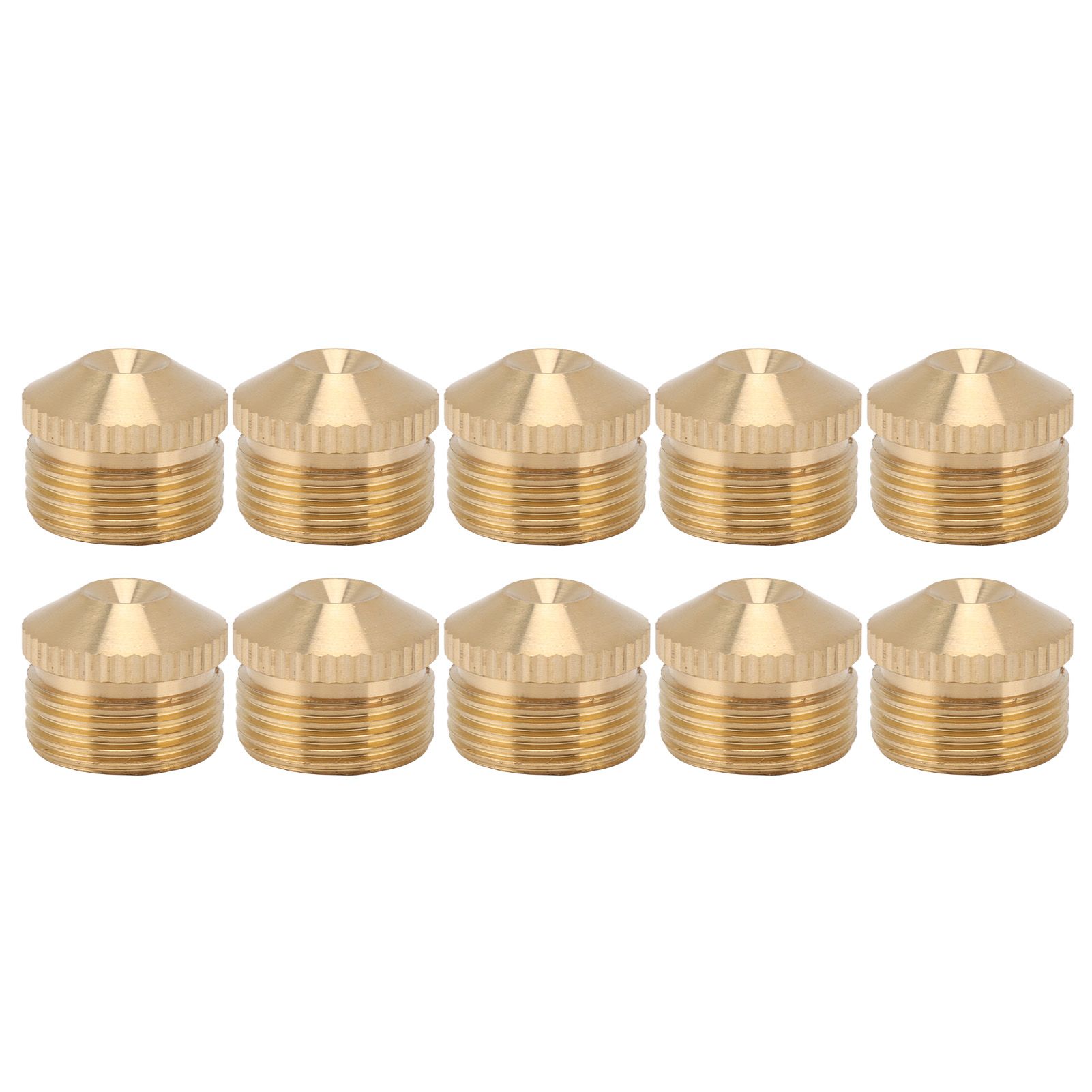 10pcs Brass Misting Nozzles Fog Sprinkler Head for Factory Site Coal Mine Garden Lawn Cooling System G3/4 Inch - Image 1