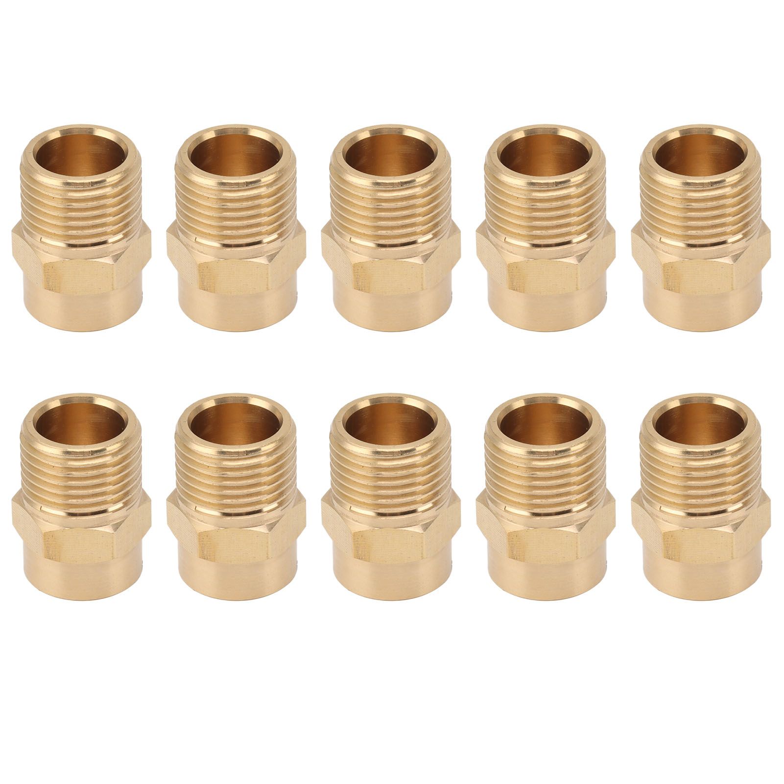 10PCS Directional Slot Nozzle Brass Cooling Misting Rustproof Heat Resistant Water Hose Nozzle for Lawns Vegetable Gardens 4 Point Thread - Image 2