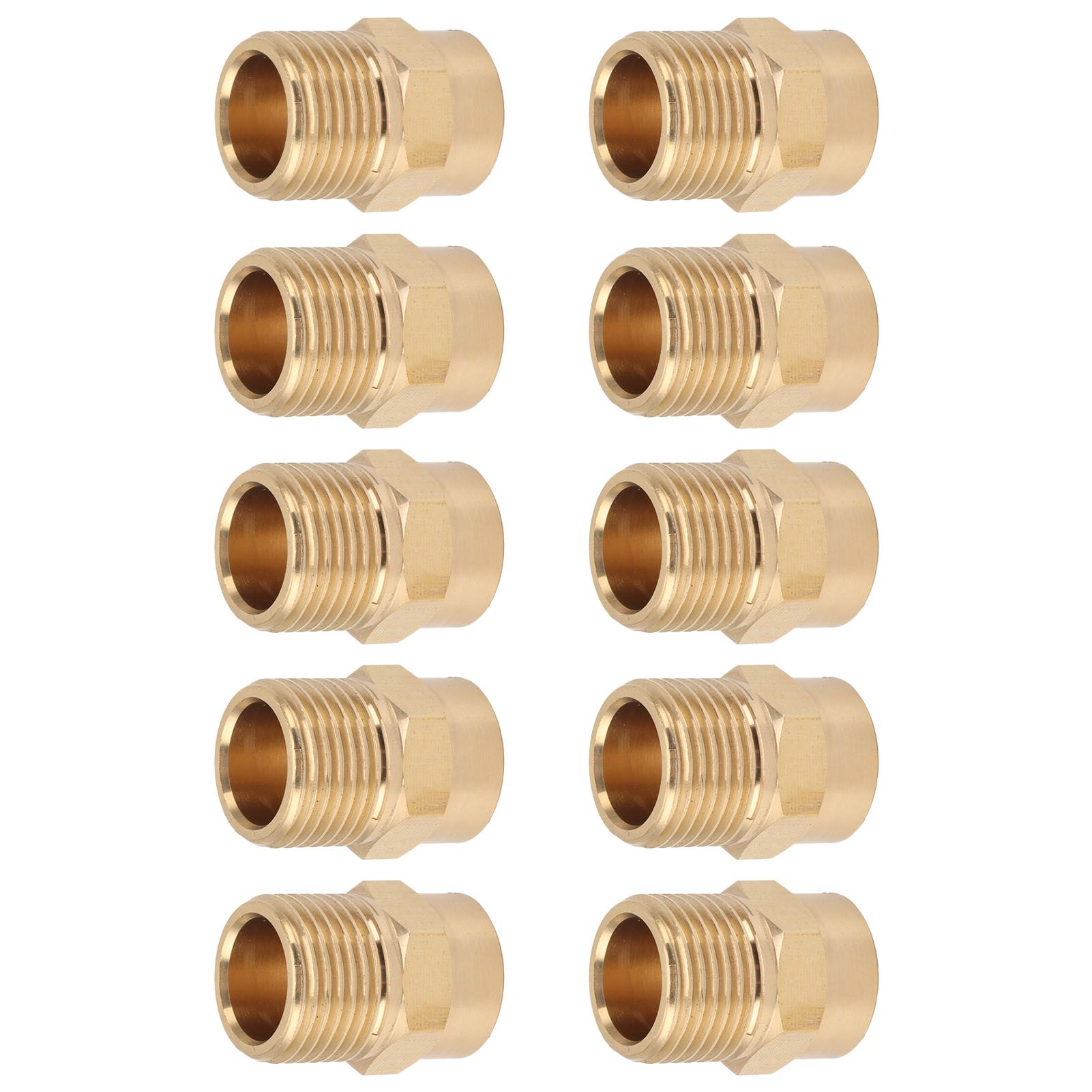 10PCS Directional Slot Nozzle Brass Cooling Misting Rustproof Heat Resistant Water Hose Nozzle for Lawns Vegetable Gardens 4 Point Thread - Image 8