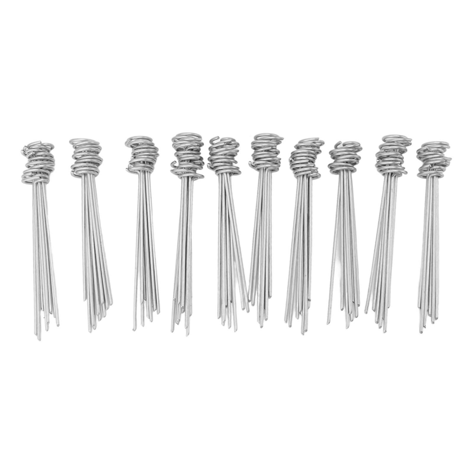 100PCS Ground Nail Galvanized Iron Rust Proof Artificial Turf Stakes for Weed Barriers Tent Garden Cloth Sunshade Net - Image 2