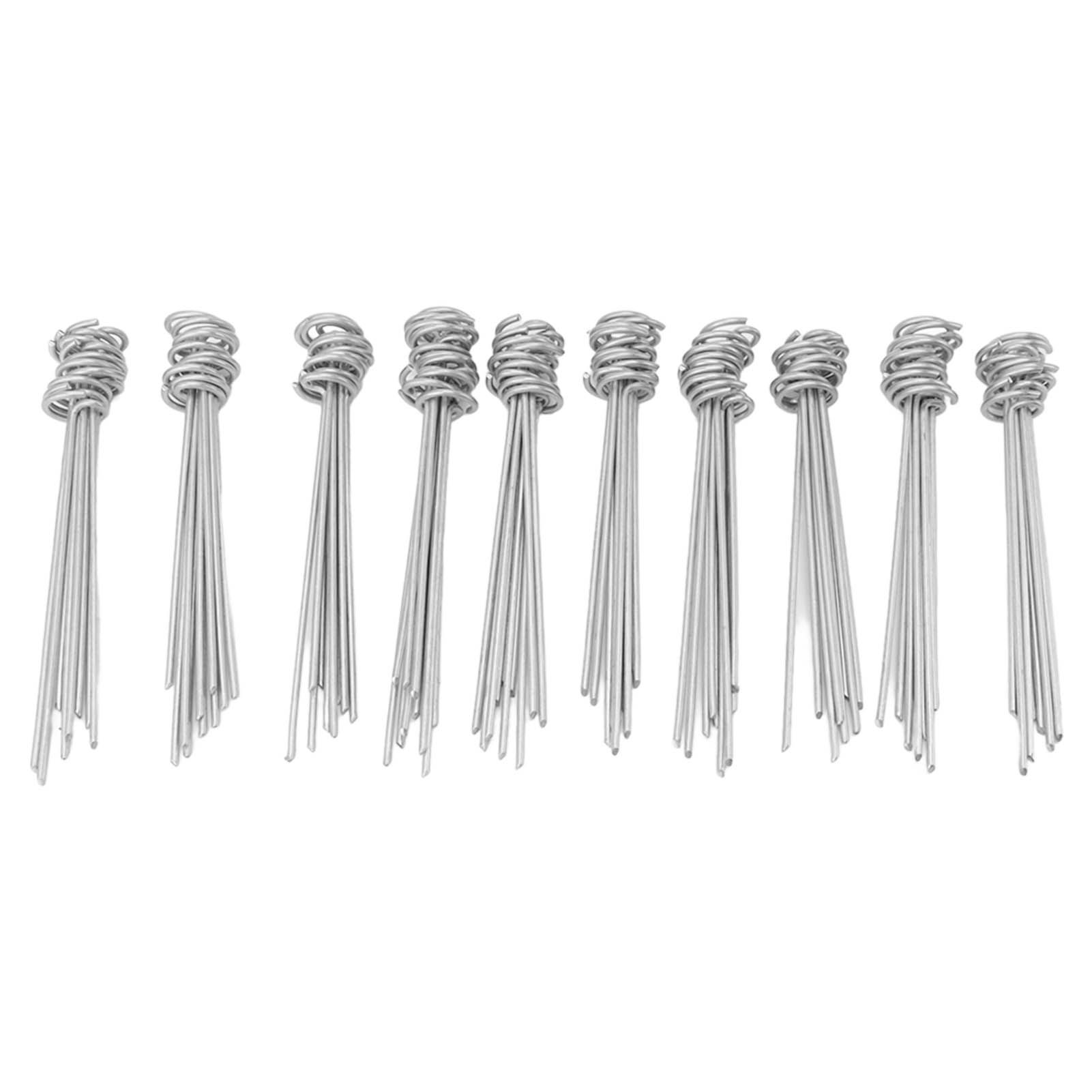 100PCS Ground Nail Galvanized Iron Rust Proof Artificial Turf Stakes for Weed Barriers Tent Garden Cloth Sunshade Net - Image 5