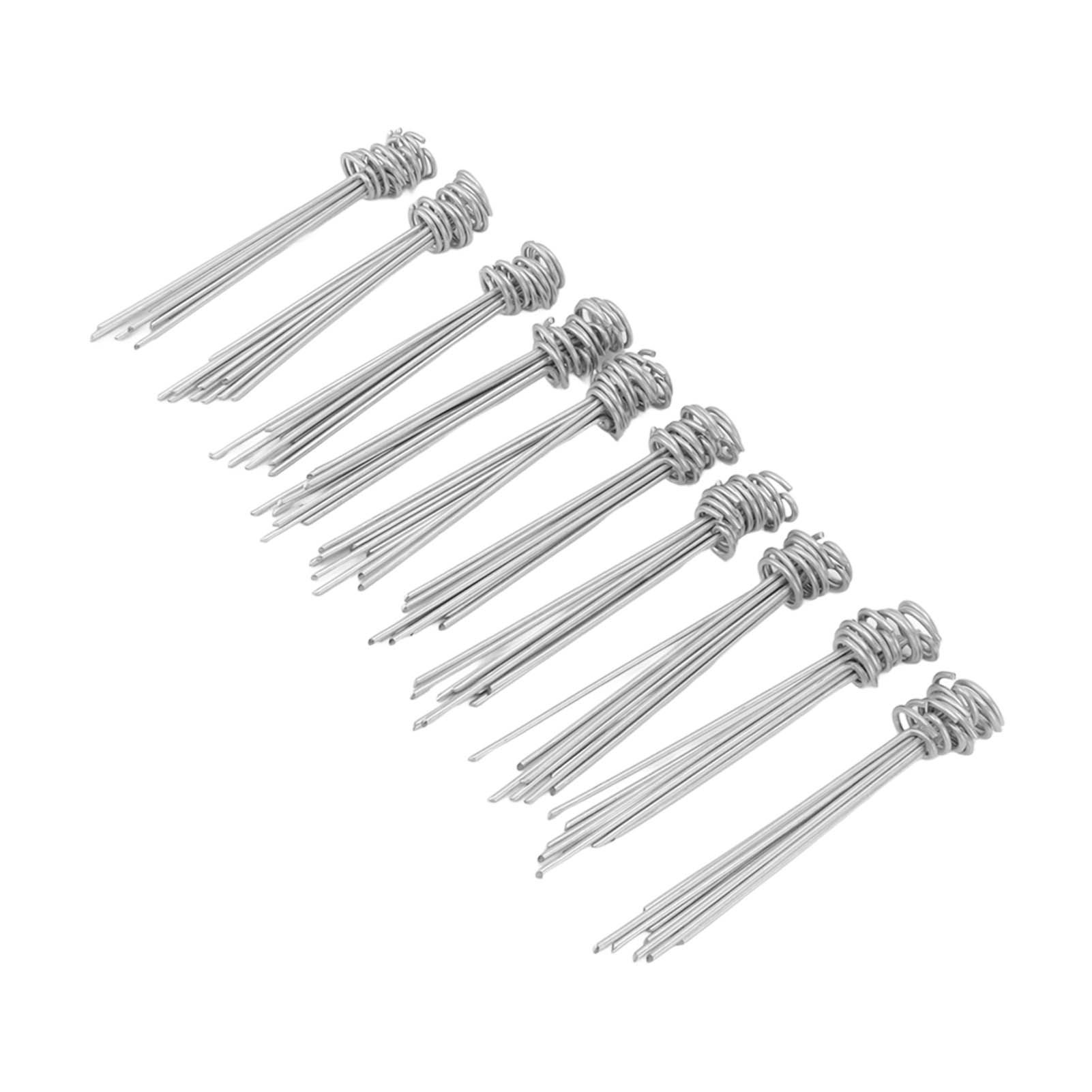 100PCS Ground Nail Galvanized Iron Rust Proof Artificial Turf Stakes for Weed Barriers Tent Garden Cloth Sunshade Net - Image 6