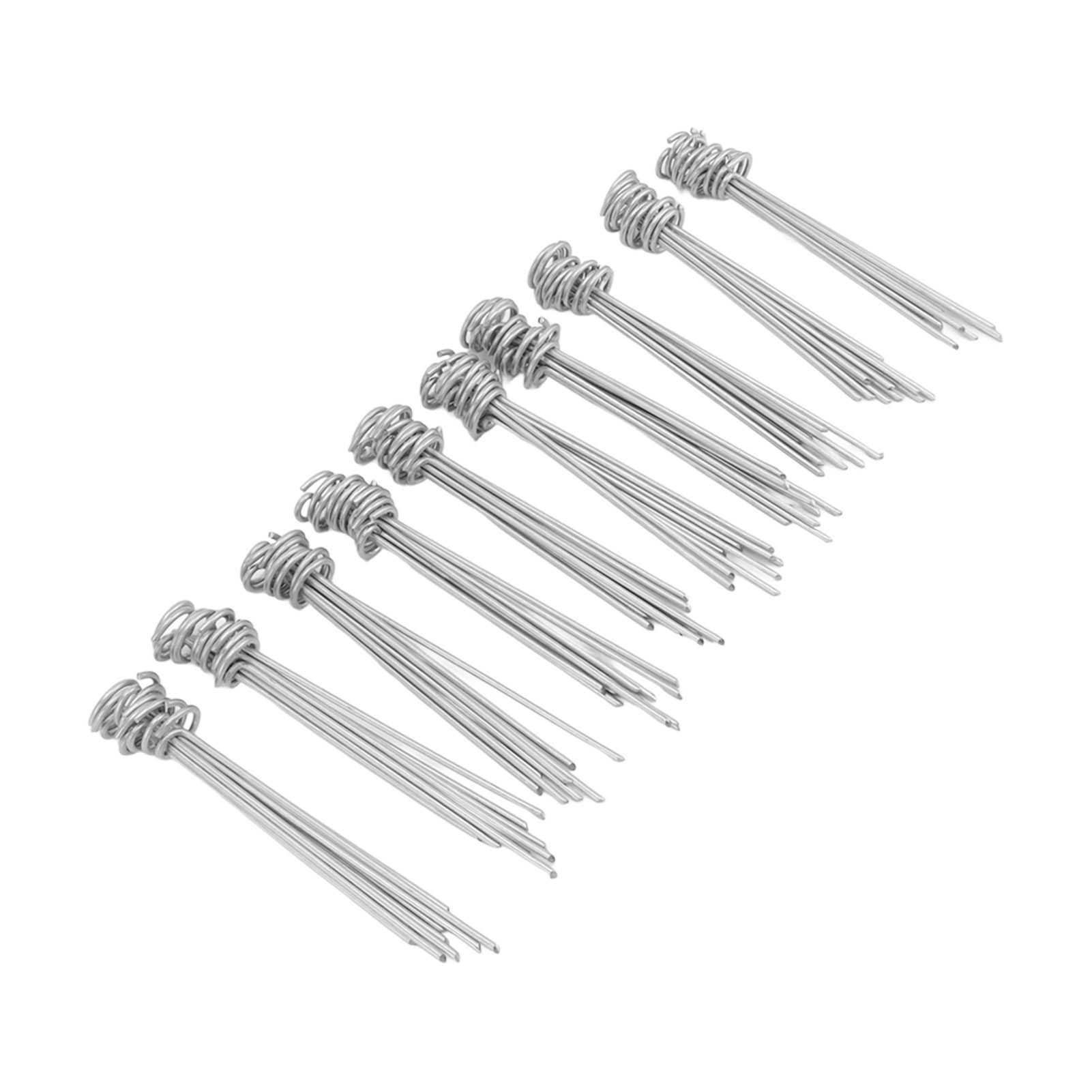 100PCS Ground Nail Galvanized Iron Rust Proof Artificial Turf Stakes for Weed Barriers Tent Garden Cloth Sunshade Net - Image 7