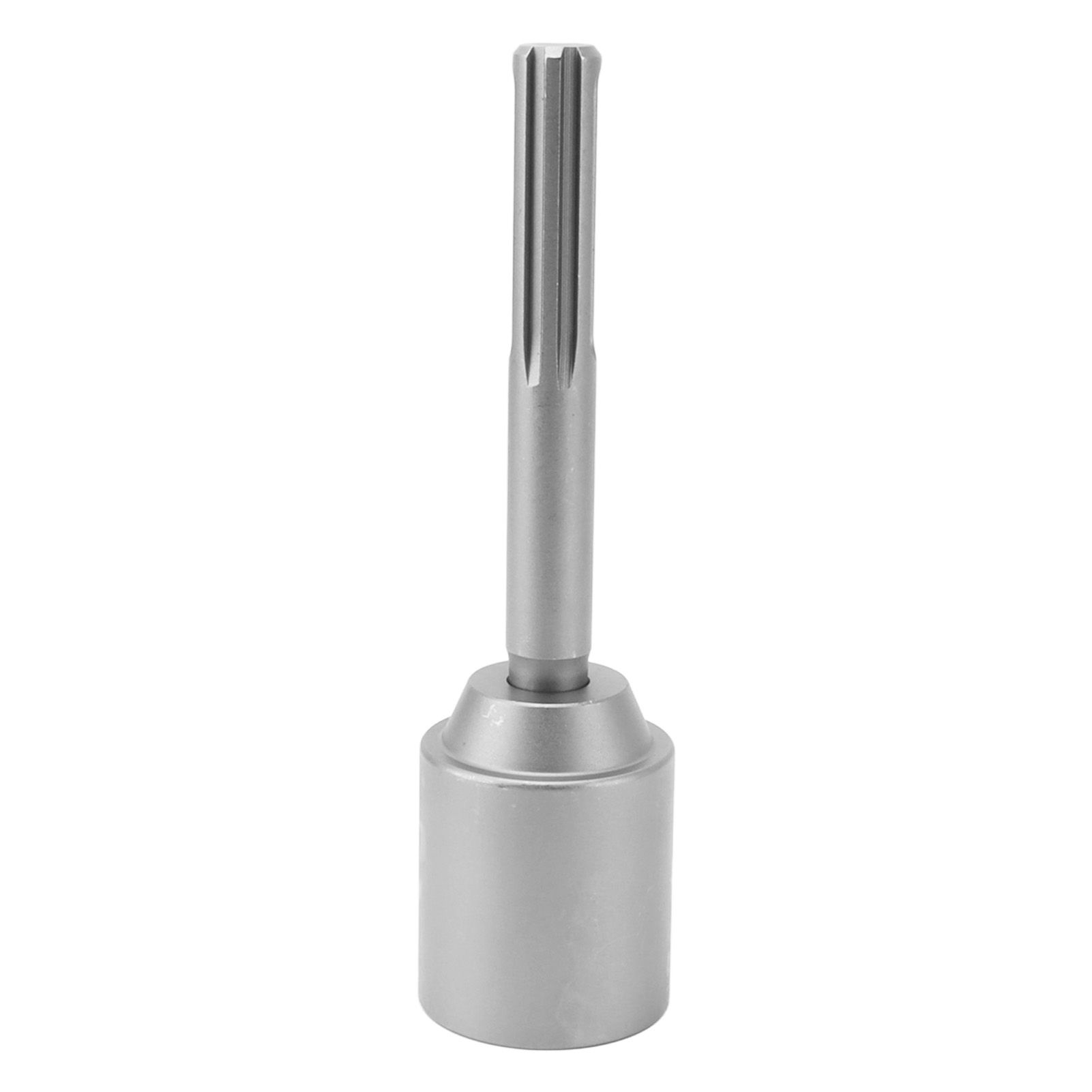 T Post Driver 5 Pits Shank Steel Fence Post Driver Hand Post Pounder Hammer Drill Attachment 20cm Length 45mm / 1.8in - Image 1