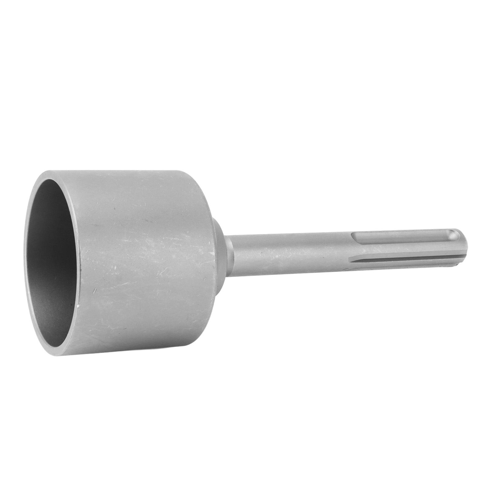 T Post Driver 5 Pits Shank Steel Fence Post Driver Hand Post Pounder Hammer Drill Attachment 20cm Length 65mm / 2.6in - Image 5