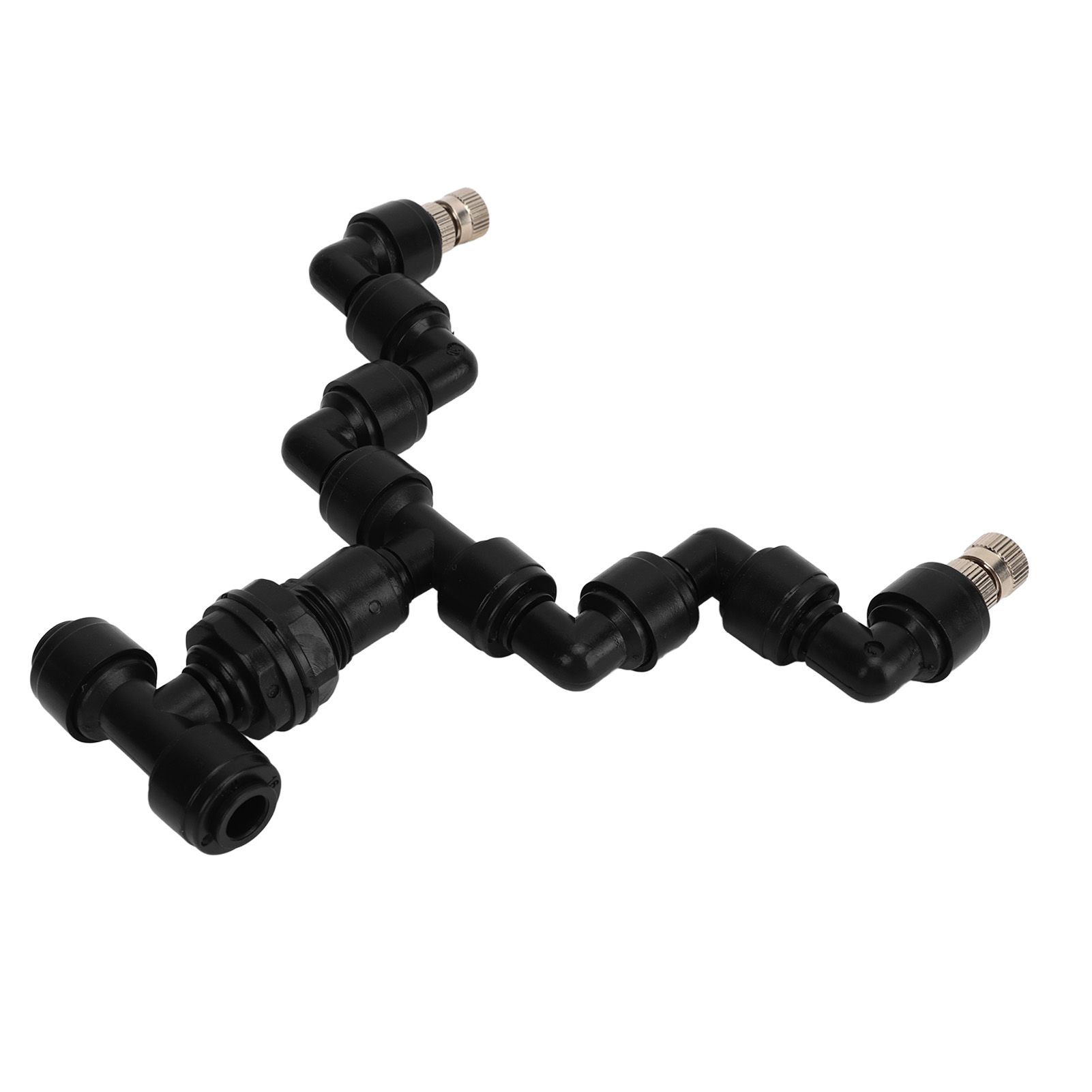 Reptiles Mist Sprinkler Double Head 360 Degree Rotation Spray Nozzle for Climbing Pet Feeding Box Silver - Image 5