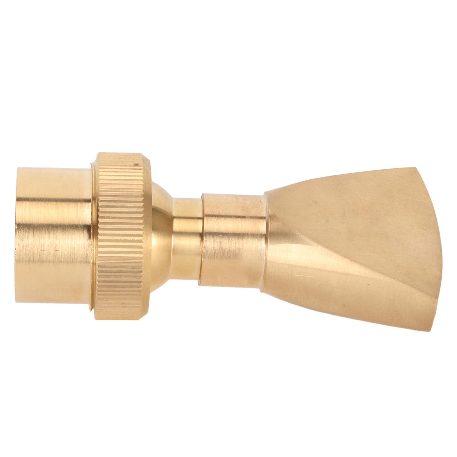 Fountain Nozzle Brass G3/4 Female Thread 25mm Narrow Fan Shaped Pond Sprinkler for Garden Pond Amusement Park Museums - Image 7