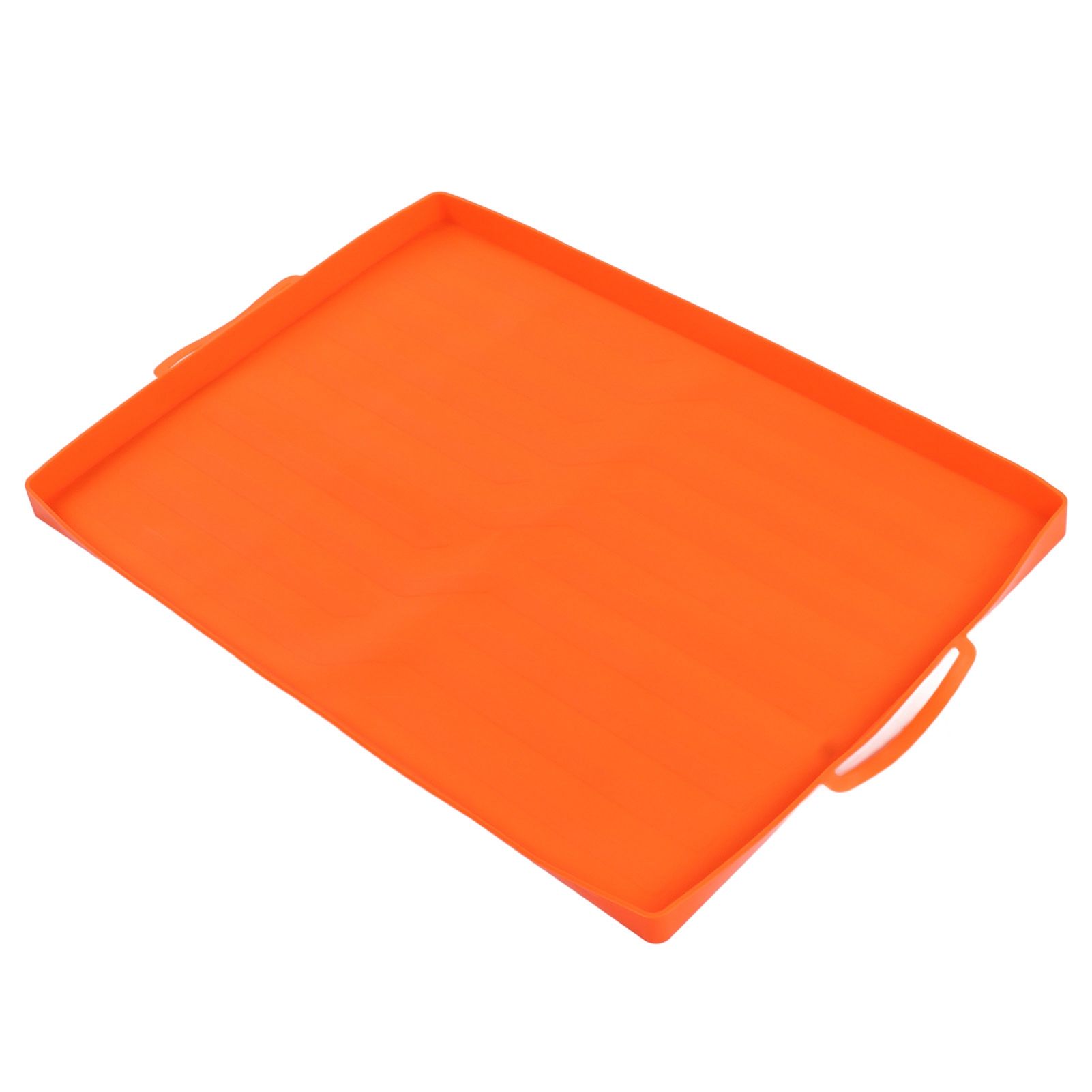 Griddle Mat Silicone Grill Cover Protective Grill Cover BBQ Grill Mat for Outdoor Cooking 22in Orange Handle - Image 6