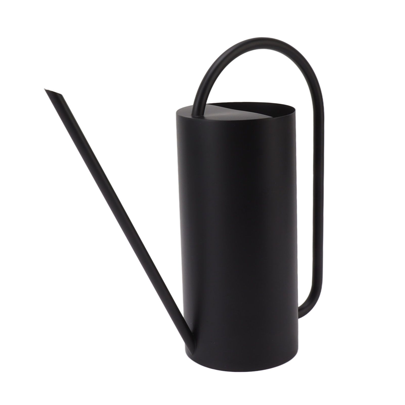 Plants Watering Can Long Spout 1500ml Large Capacity Watering Kettle Stainless Steel Pot Gardening Supplies Black - Image 1