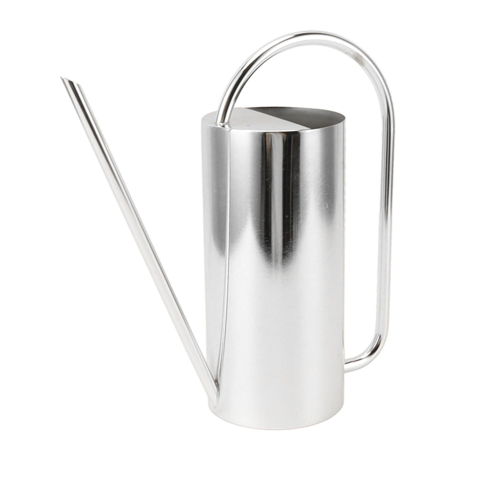 Plants Watering Can Long Spout 1500ml Large Capacity Watering Kettle Stainless Steel Pot Gardening Supplies Silver Color - Image 3