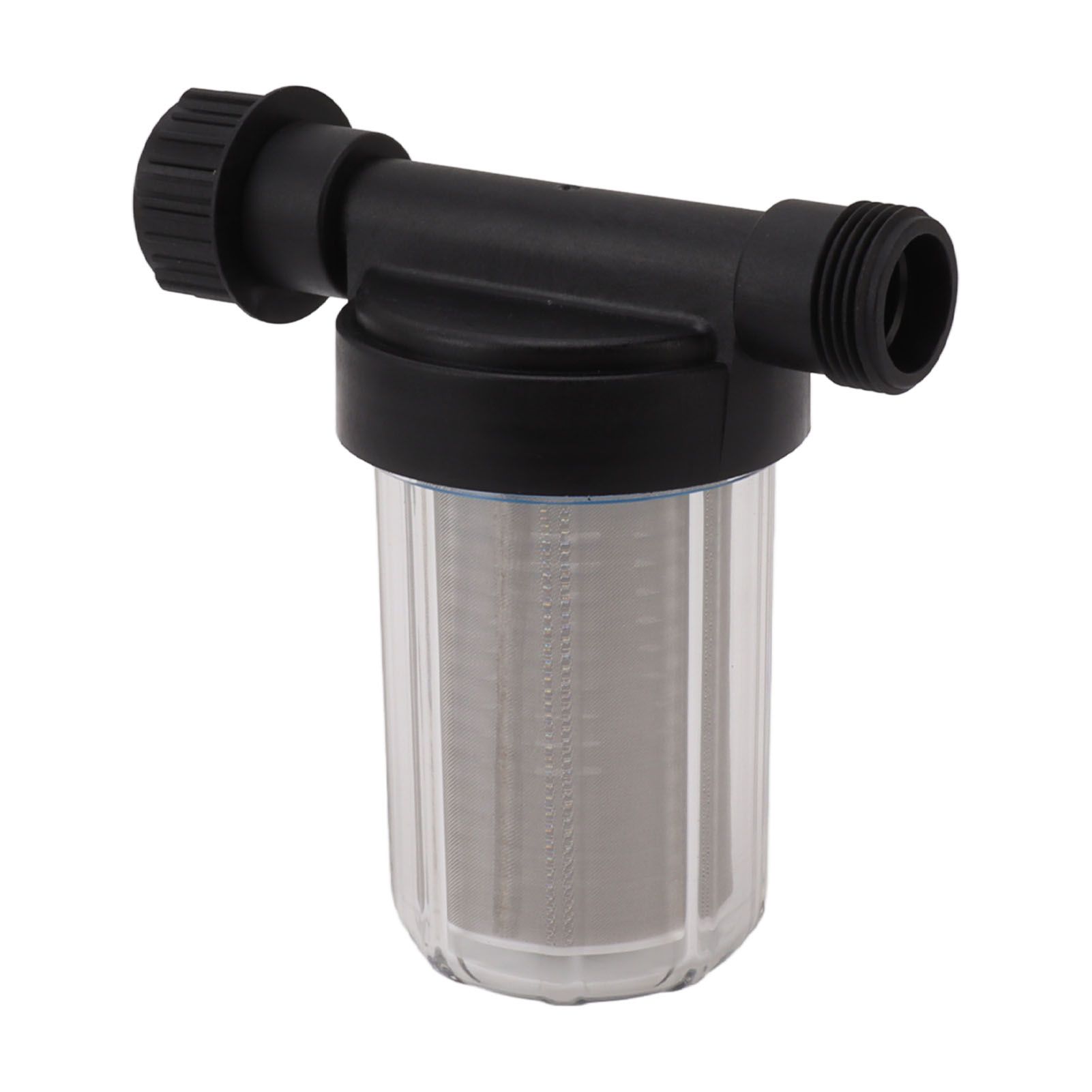 G3/4 Garden Hose Filter Water Pump Strainer Filter Stainless Steel Filter Screen Transparent Design Garden Hose Sediment Filter - Image 1