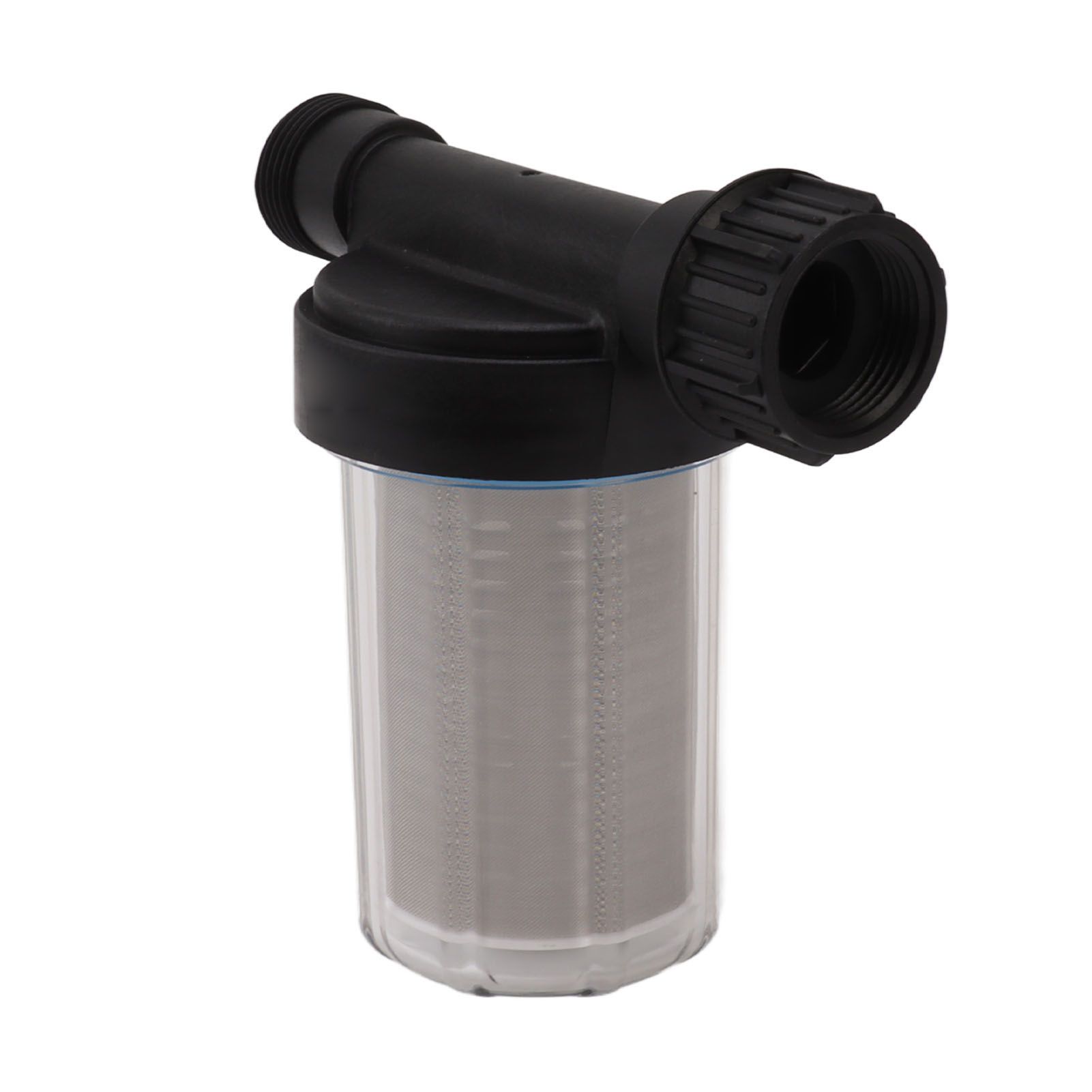 G3/4 Garden Hose Filter Water Pump Strainer Filter Stainless Steel Filter Screen Transparent Design Garden Hose Sediment Filter - Image 2