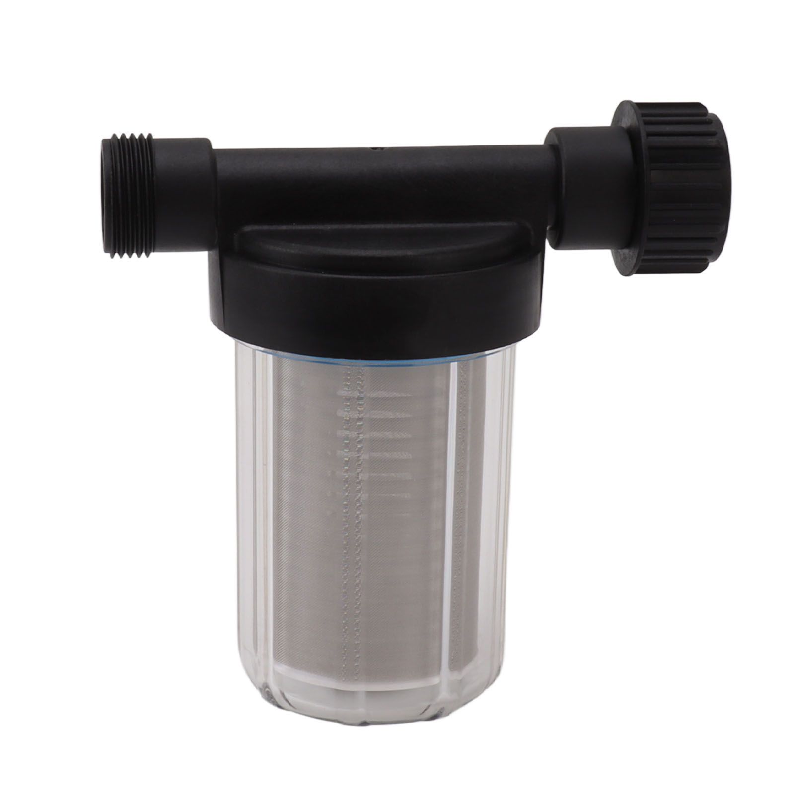 G3/4 Garden Hose Filter Water Pump Strainer Filter Stainless Steel Filter Screen Transparent Design Garden Hose Sediment Filter - Image 4