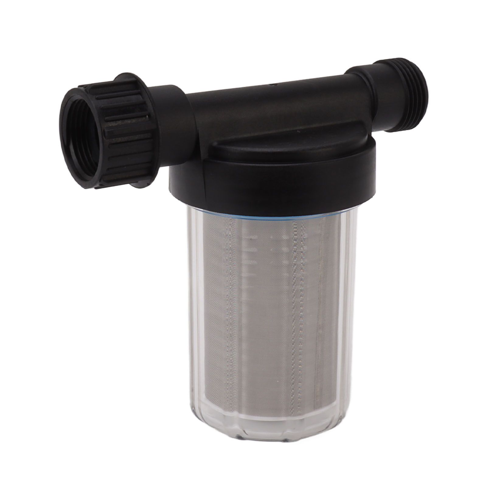 G3/4 Garden Hose Filter Water Pump Strainer Filter Stainless Steel Filter Screen Transparent Design Garden Hose Sediment Filter - Image 5