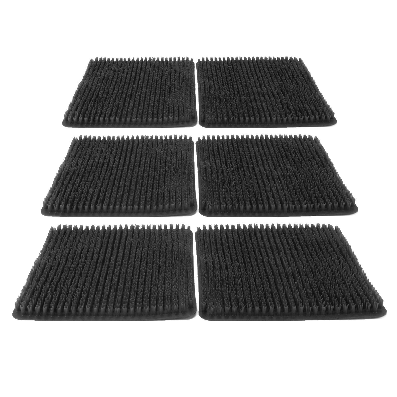 6 Pcs Chicken Nesting Box Pads PE Chicken Nesting Pads for Coop Chicken Egg Laying Accessory Black - Image 2