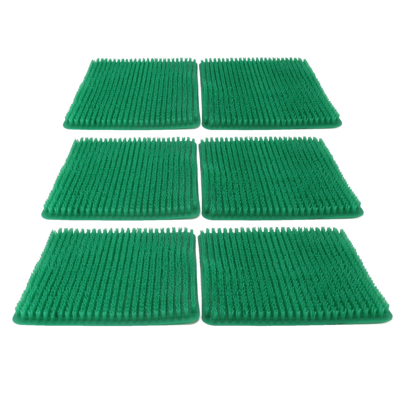 6 Pcs Chicken Nesting Box Pads PE Chicken Nesting Pads for Coop Chicken Egg Laying Accessory Green - Image 2