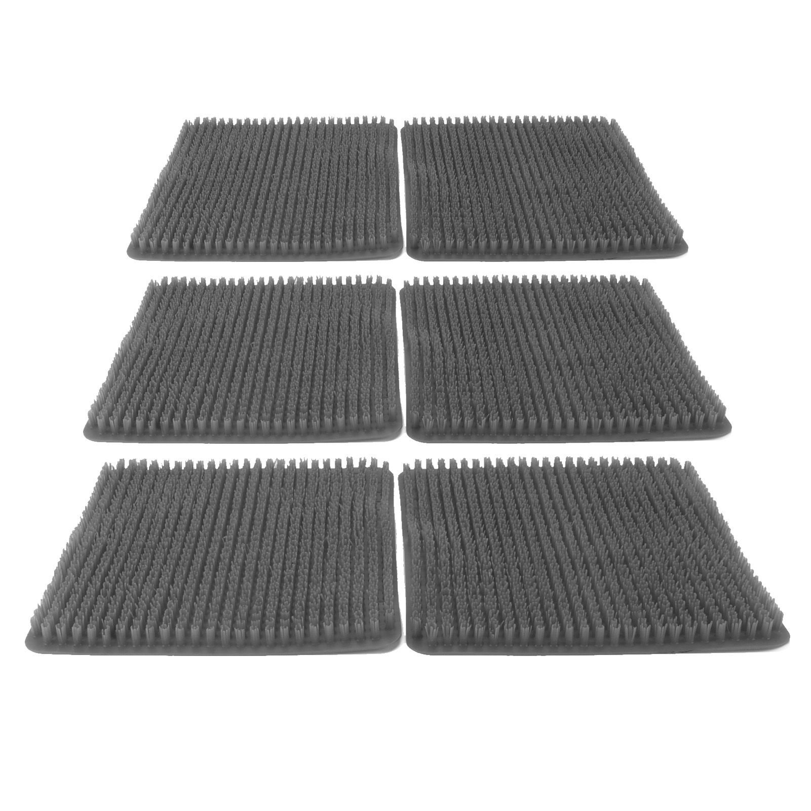 6 Pcs Chicken Nesting Box Pads PE Chicken Nesting Pads for Coop Chicken Egg Laying Accessory Grey - Image 2