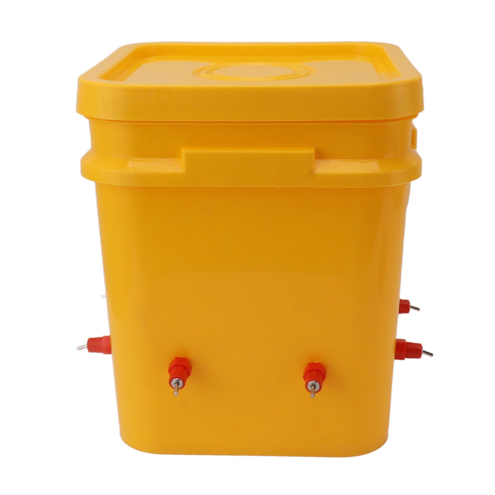 Automatic Chicken Waterer Cup with 12L Handheld Barrel Poultry Drinking Equipemnt for Goose Duck Bucket + Butt Red Head - Image 7