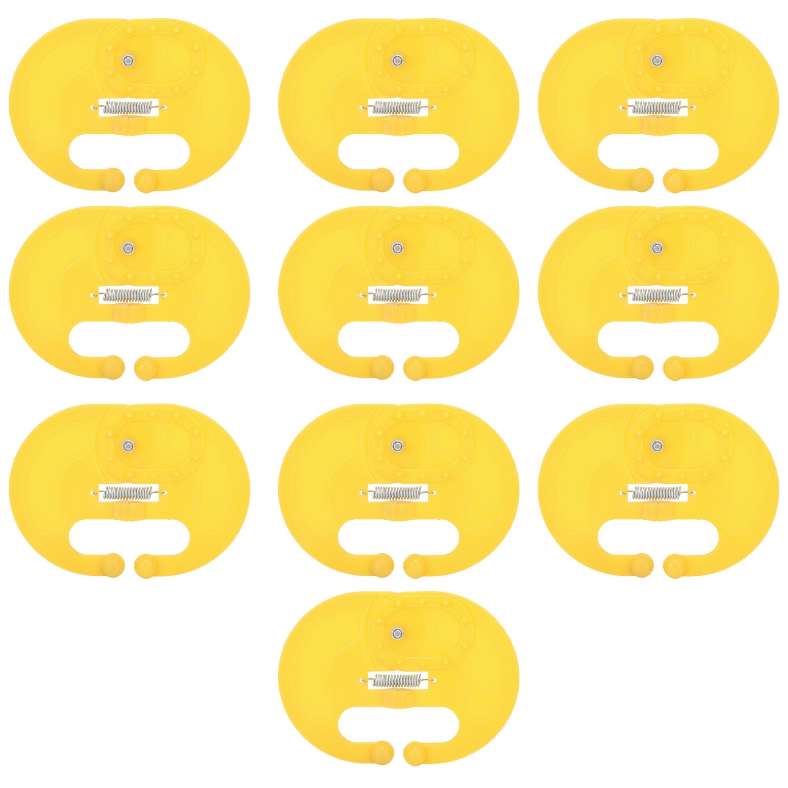 10 Pcs Calf Weaner Spring Lock High Tensile Strength Lengthened Widened PP Calf Nose Thorn Milk Sucking Preventer - Image 2