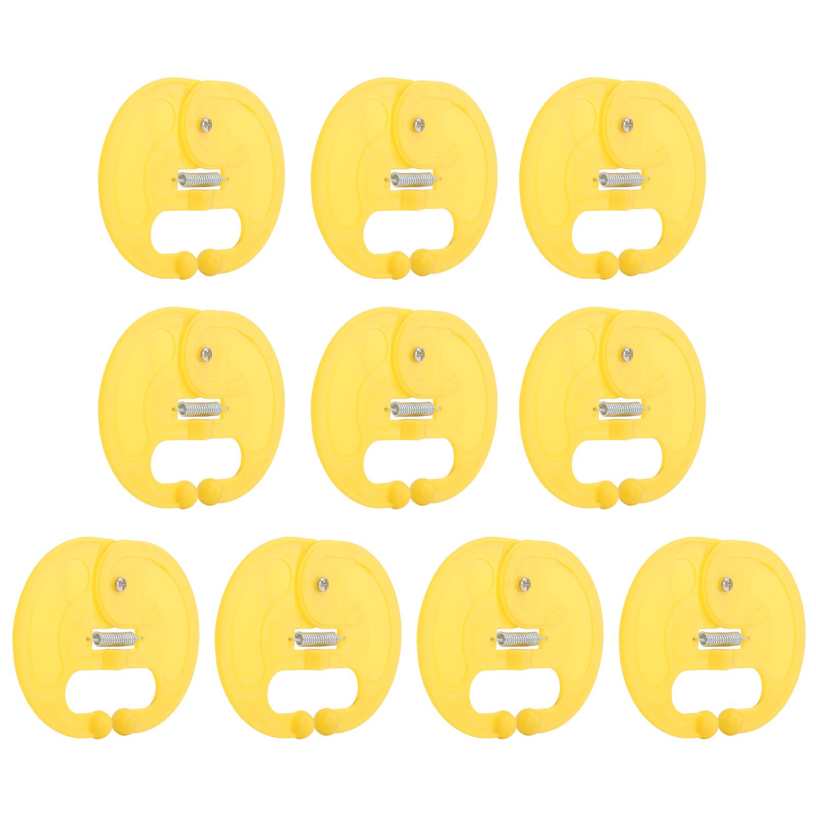 10 Pcs Calf Weaner Spring Lock High Tensile Strength Lengthened Widened PP Calf Nose Thorn Milk Sucking Preventer - Image 3