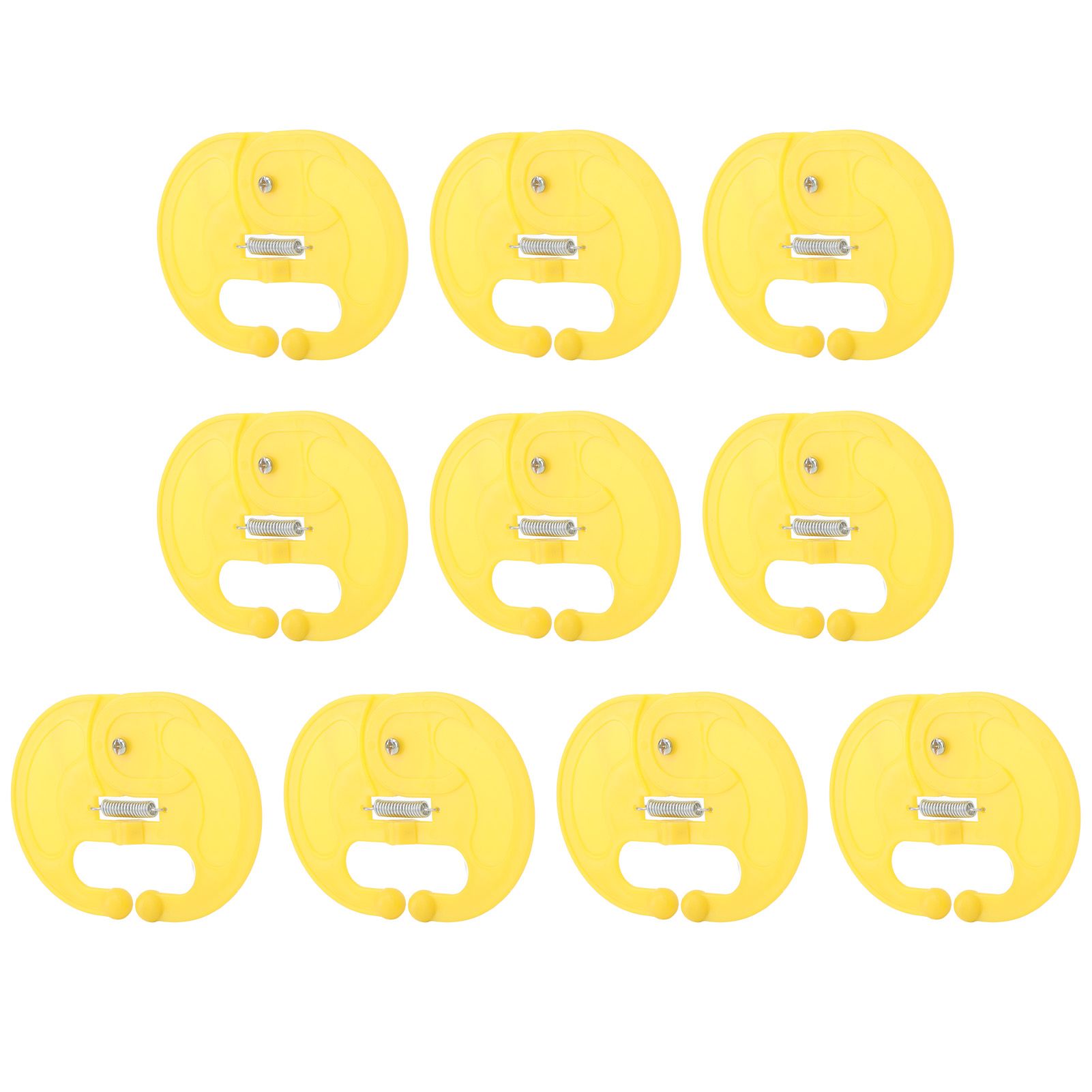 10 Pcs Calf Weaner Spring Lock High Tensile Strength Lengthened Widened PP Calf Nose Thorn Milk Sucking Preventer - Image 4