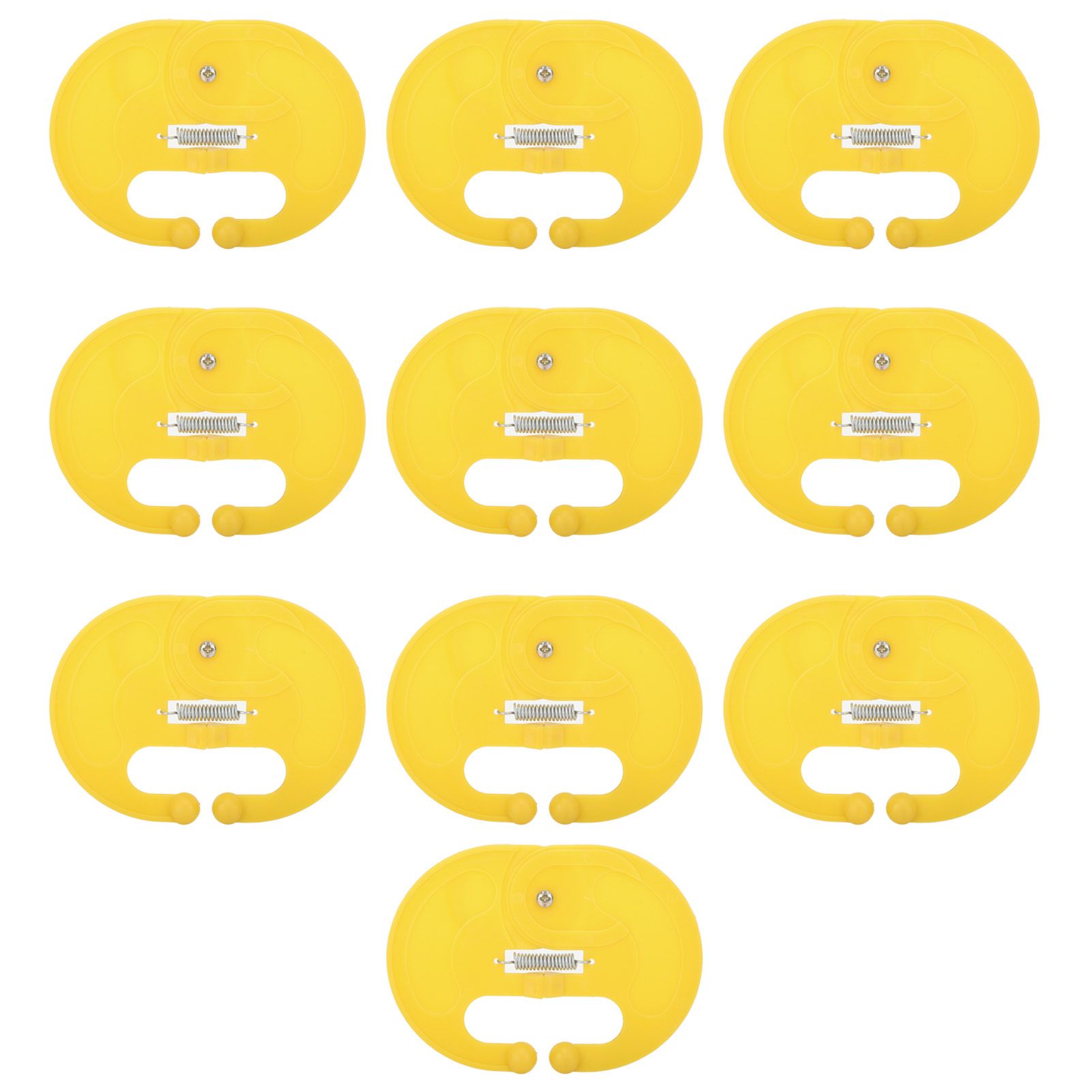10 Pcs Calf Weaner Spring Lock High Tensile Strength Lengthened Widened PP Calf Nose Thorn Milk Sucking Preventer - Image 5