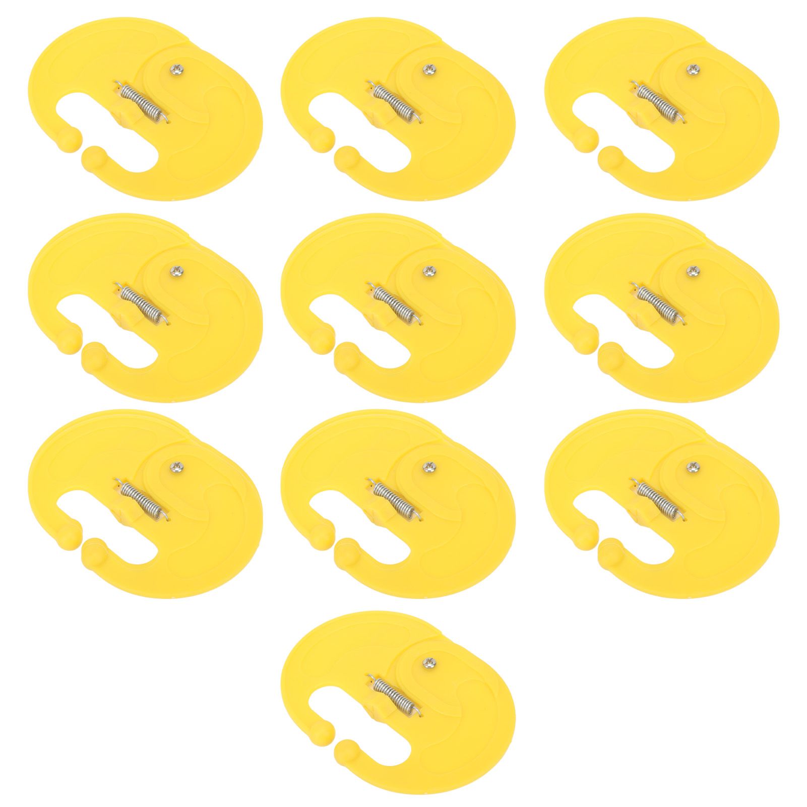 10 Pcs Calf Weaner Spring Lock High Tensile Strength Lengthened Widened PP Calf Nose Thorn Milk Sucking Preventer - Image 7