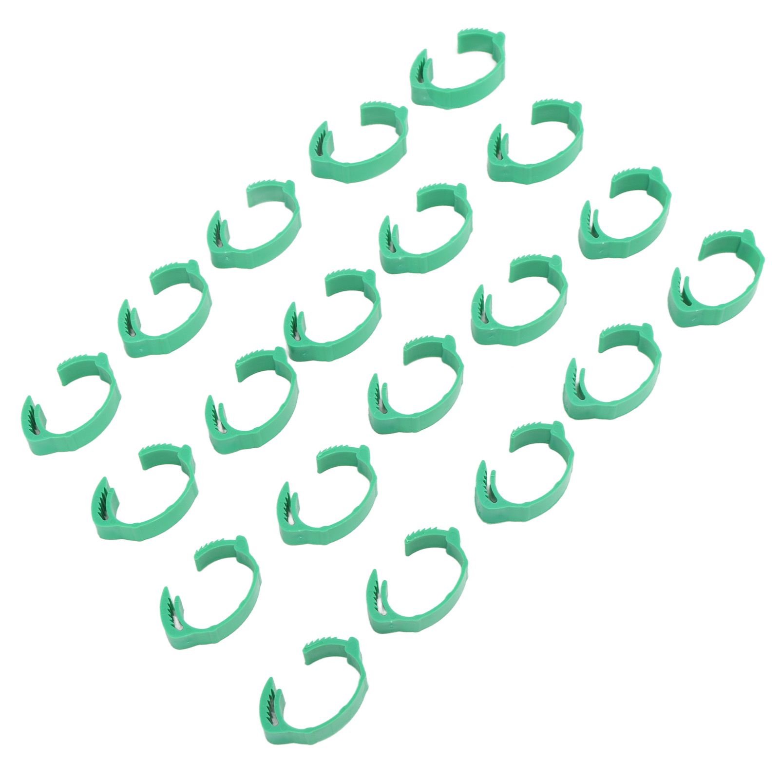 100pcs Chicken Identification Leg Bands Adjustable DIY Clip On Duck Bands for Geese Pigeons Green - Image 4
