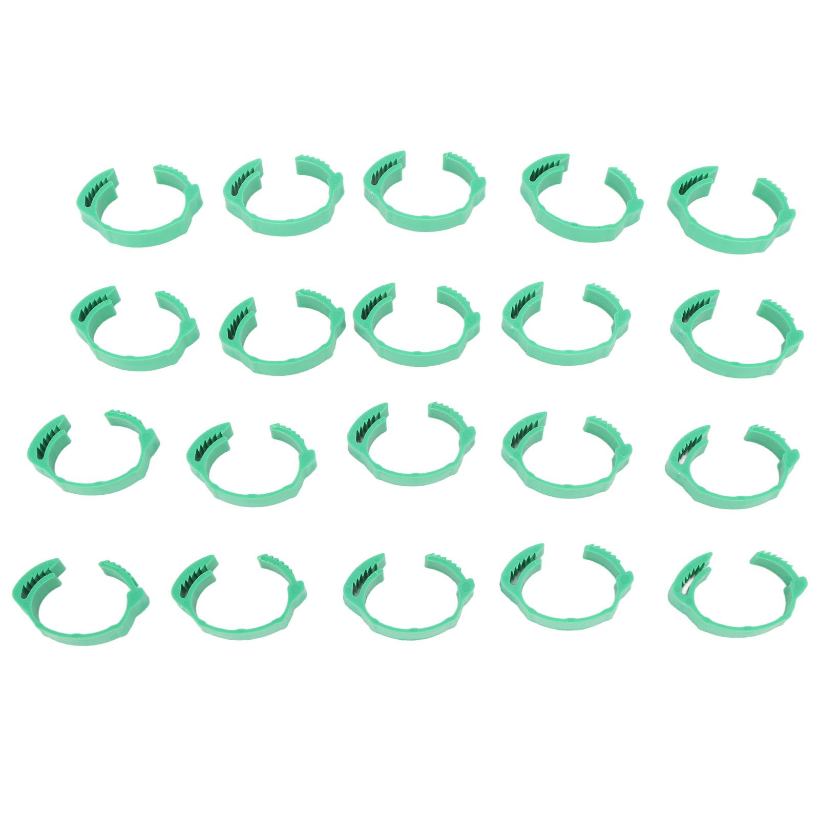 100pcs Chicken Identification Leg Bands Adjustable DIY Clip On Duck Bands for Geese Pigeons Green - Image 6