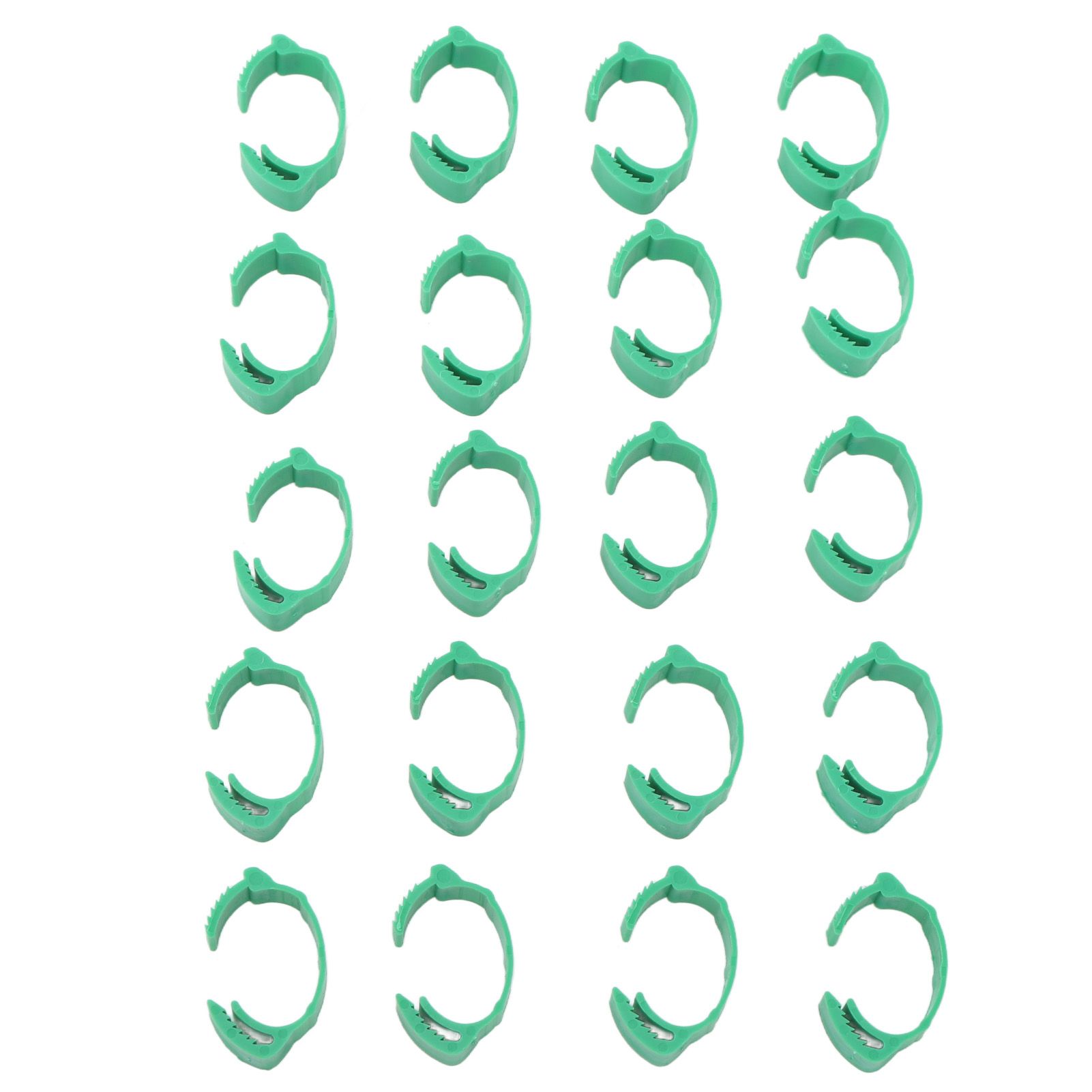 100pcs Chicken Identification Leg Bands Adjustable DIY Clip On Duck Bands for Geese Pigeons Green - Image 8