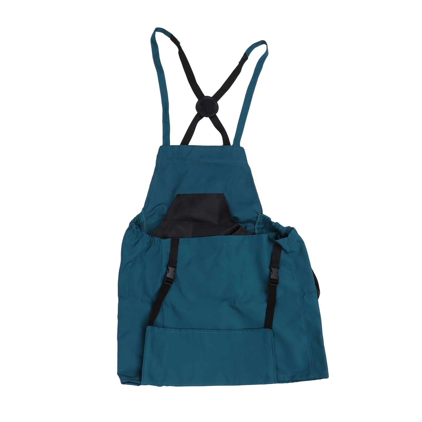 Harvest Bag Fruit Picking Apron Large Capacity Oxford Cloth Quick Release Garden Pouch for Orchard Garden Farm Blue Green - Image 1