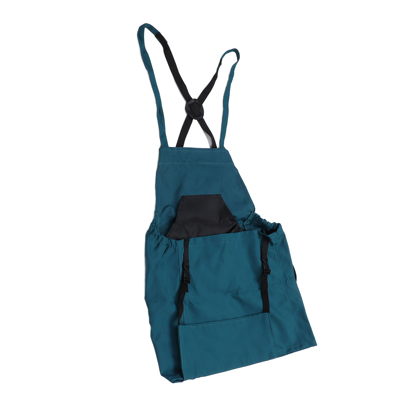 Harvest Bag Fruit Picking Apron Large Capacity Oxford Cloth Quick Release Garden Pouch for Orchard Garden Farm Blue Green - Image 3