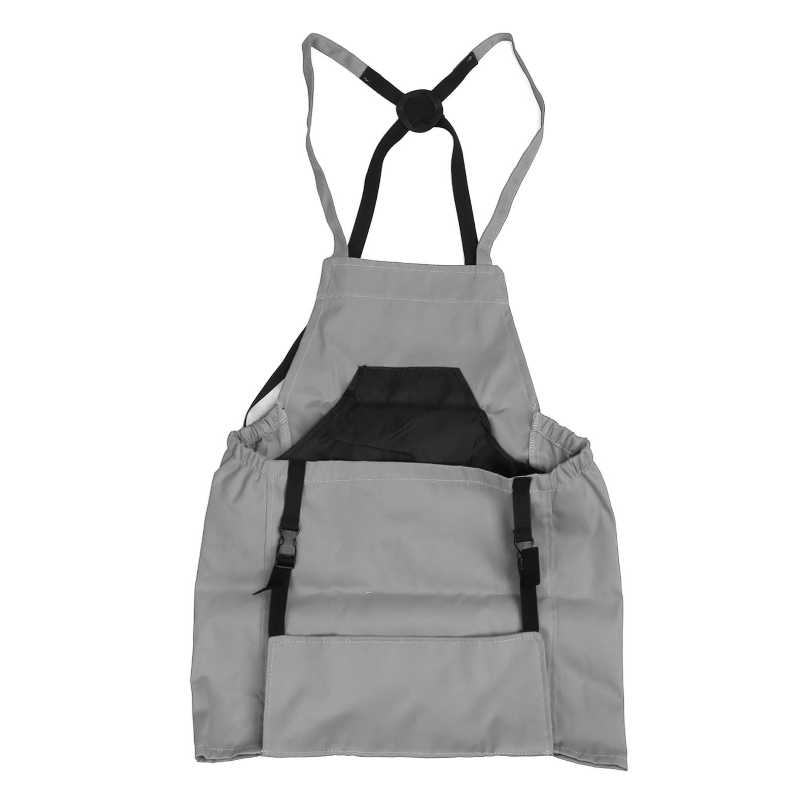 Harvest Bag Fruit Picking Apron Large Capacity Oxford Cloth Quick Release Garden Pouch for Orchard Garden Farm Grey - Image 1