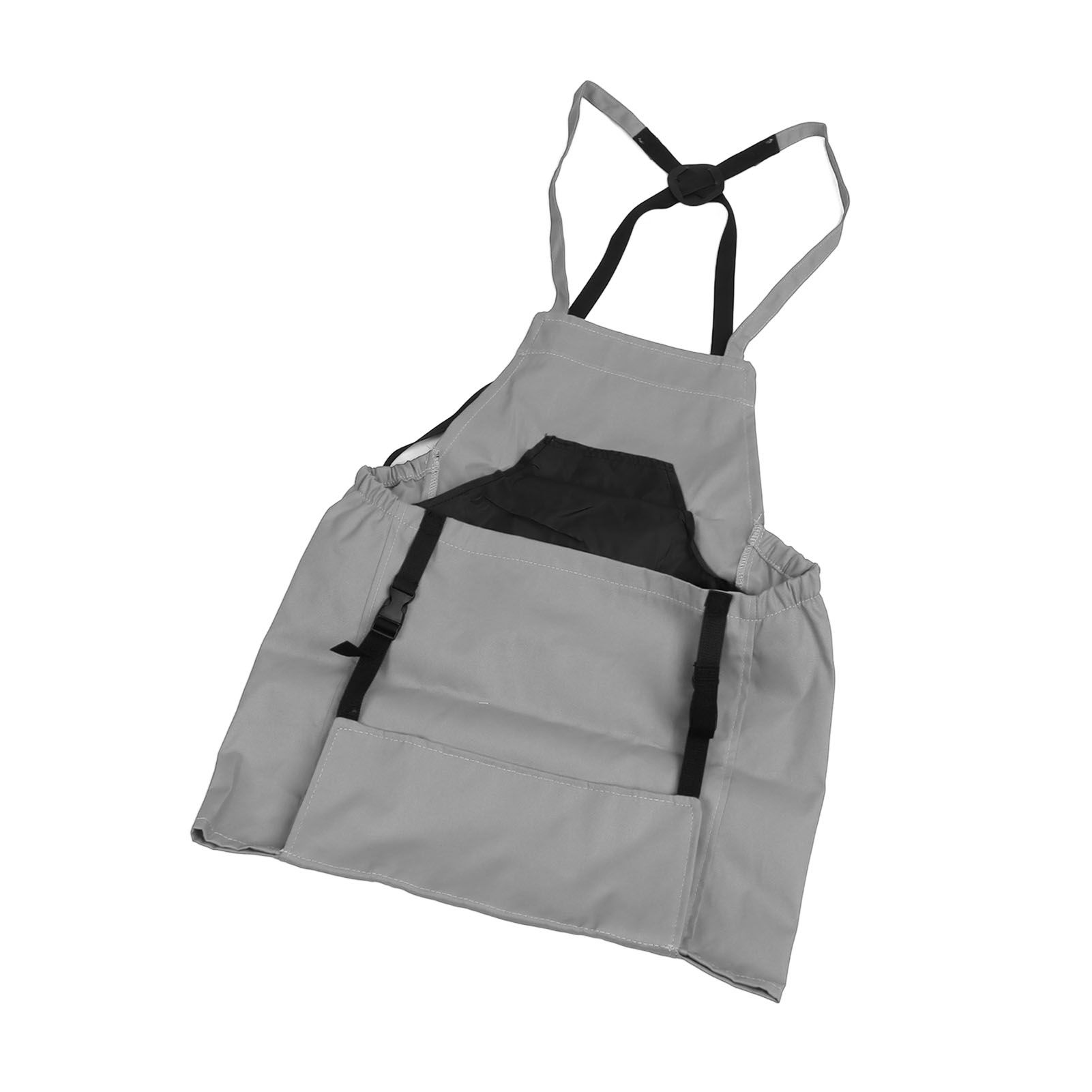 Harvest Bag Fruit Picking Apron Large Capacity Oxford Cloth Quick Release Garden Pouch for Orchard Garden Farm Grey - Image 7