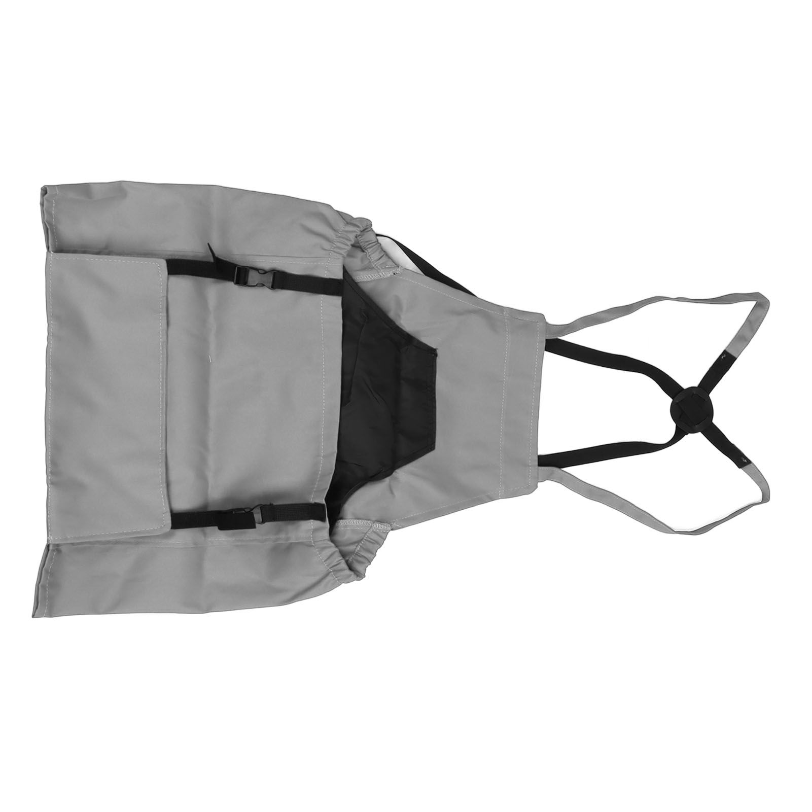 Harvest Bag Fruit Picking Apron Large Capacity Oxford Cloth Quick Release Garden Pouch for Orchard Garden Farm Grey - Image 8