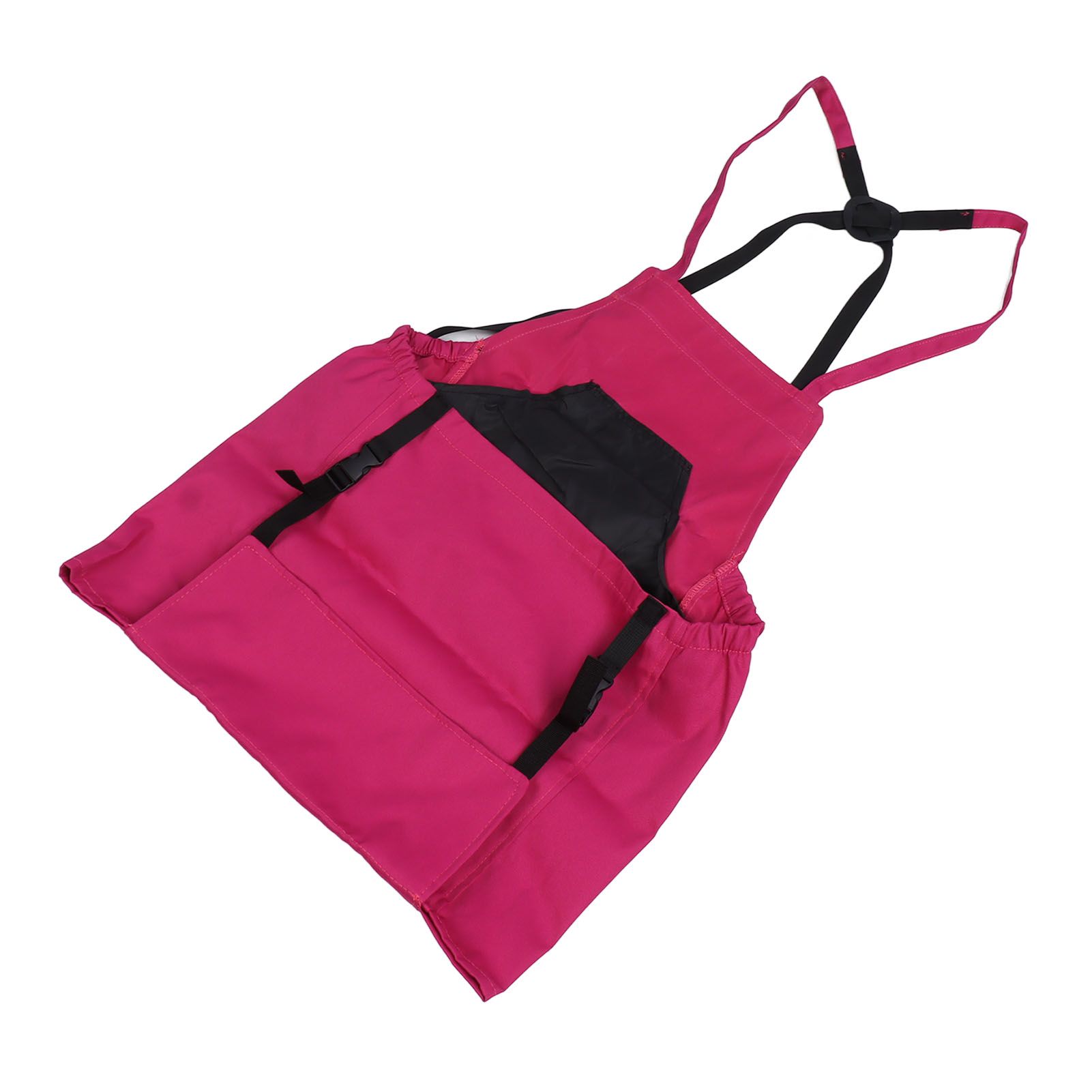 Harvest Bag Fruit Picking Apron Large Capacity Oxford Cloth Quick Release Garden Pouch for Orchard Garden Farm Rose Red - Image 6