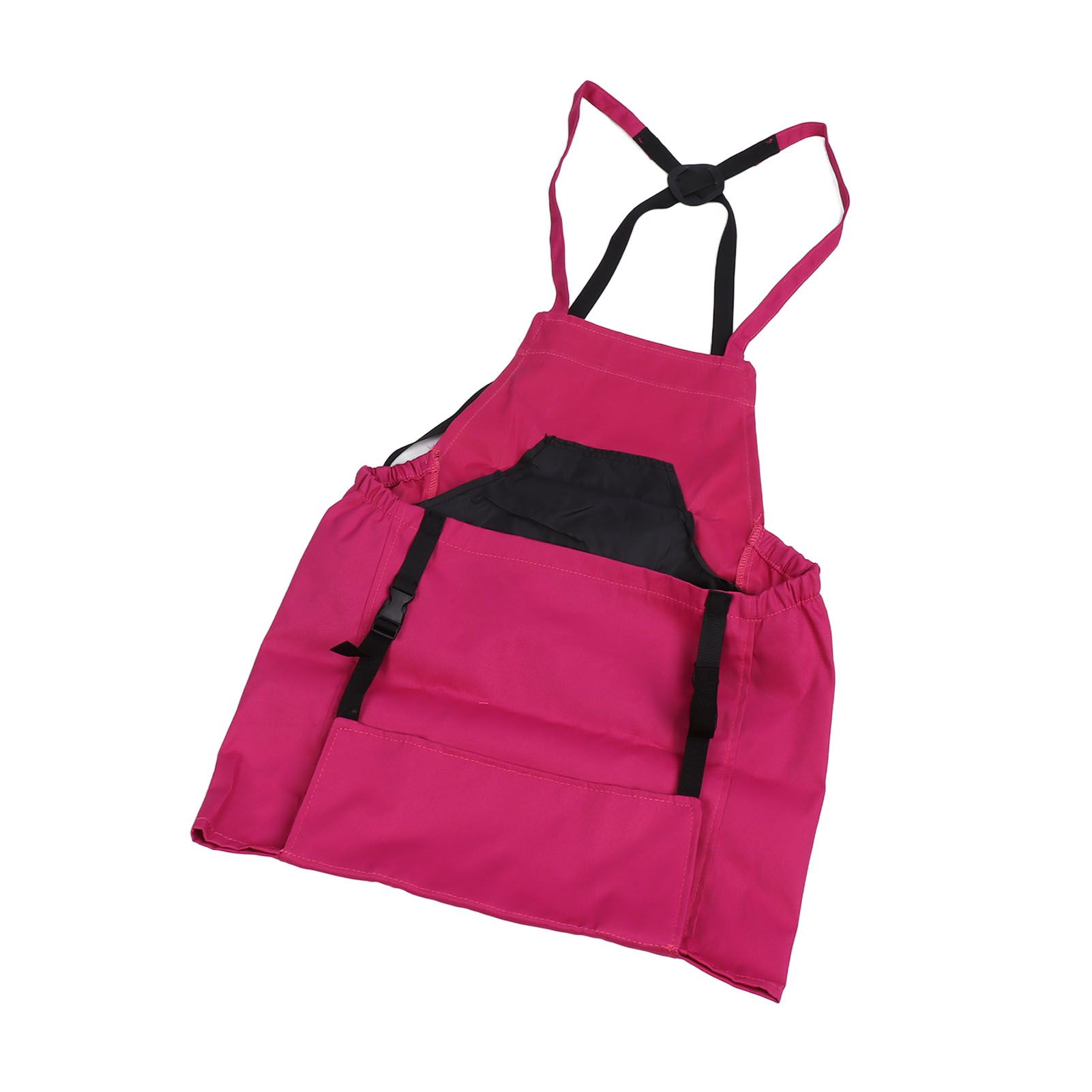 Harvest Bag Fruit Picking Apron Large Capacity Oxford Cloth Quick Release Garden Pouch for Orchard Garden Farm Rose Red - Image 7