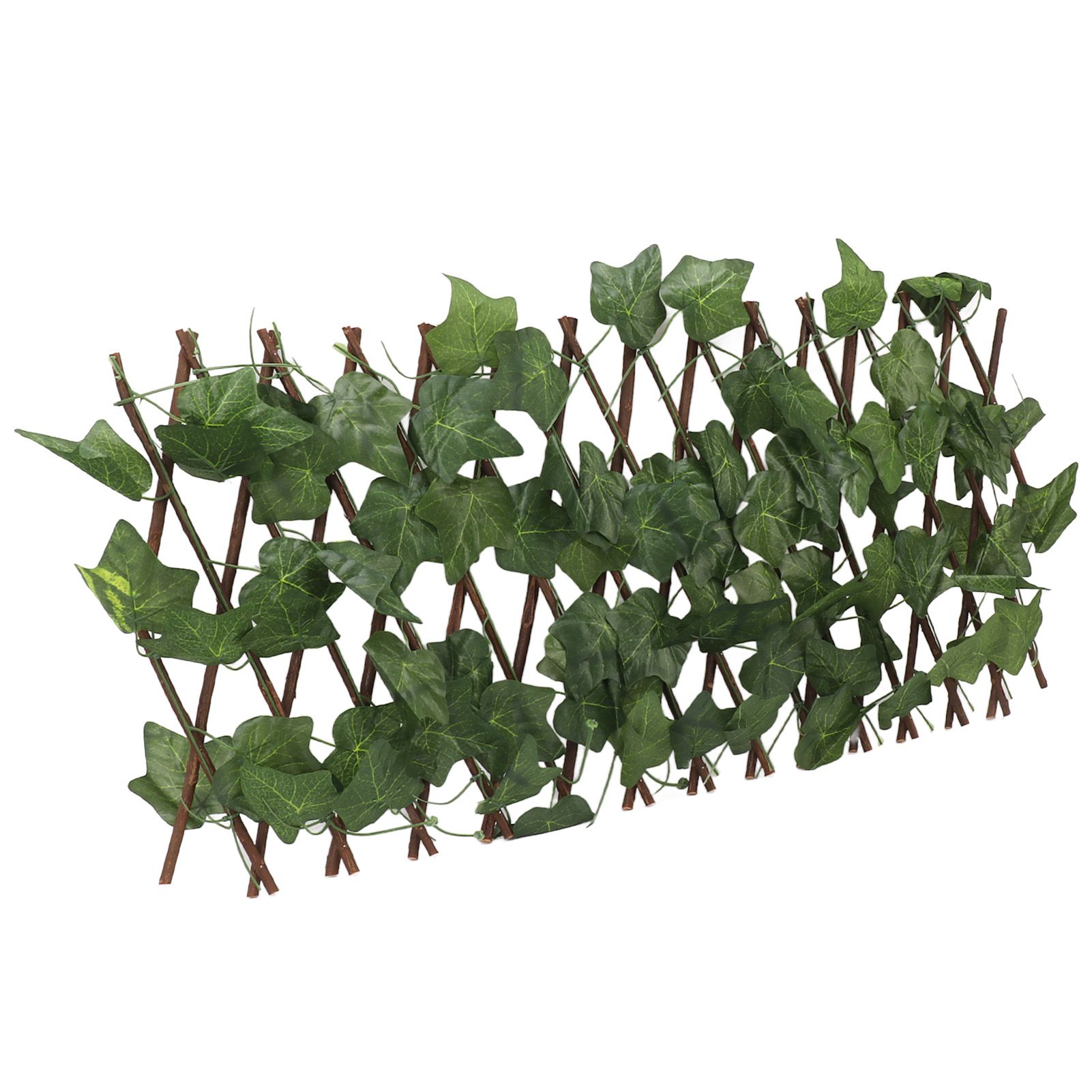 Artificial Hedges Fence Simulation Expandable Sun Protection Waterproof Artificial Topiary Hedge Plant for Garden Virginia Creeper Leaves - Image 4