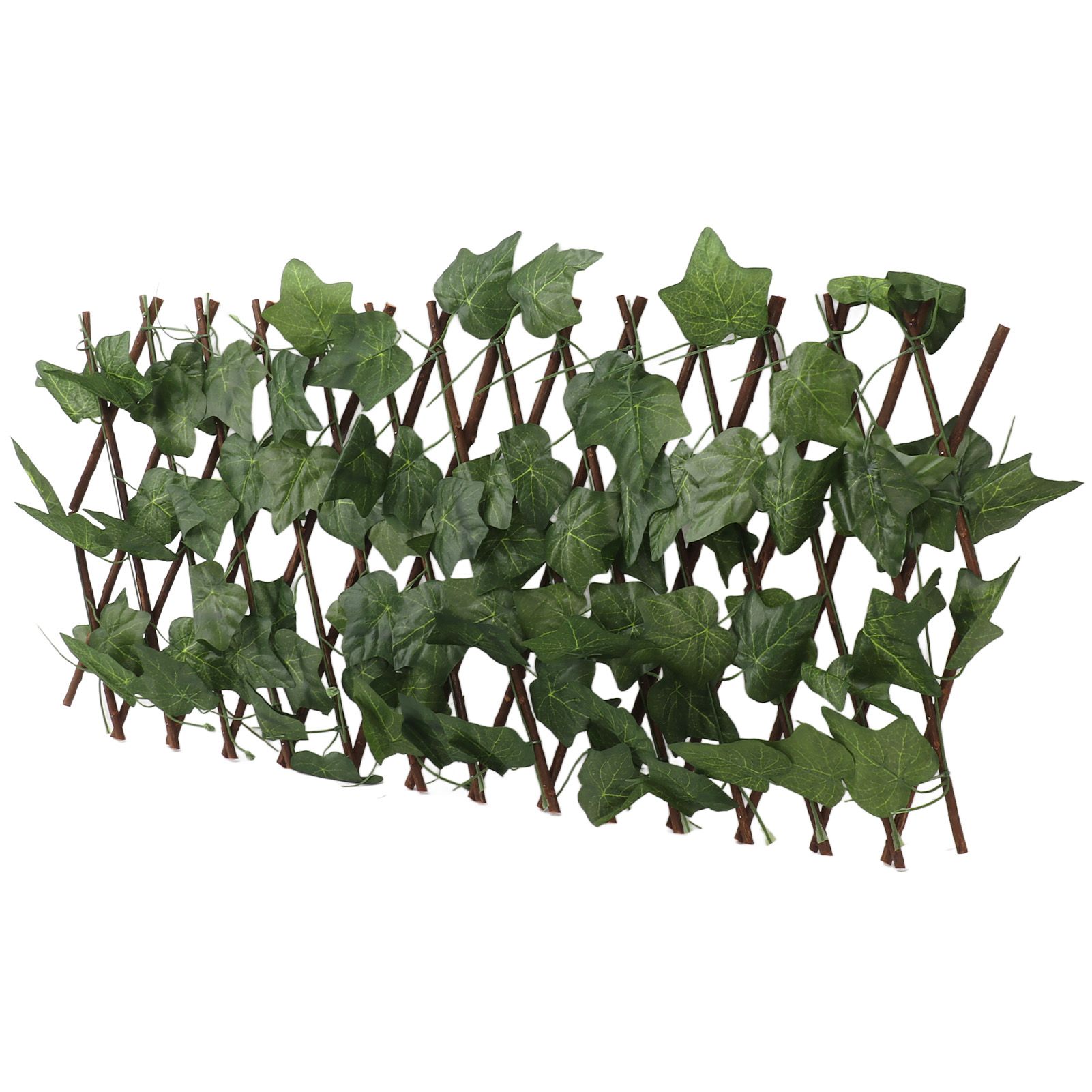 Artificial Hedges Fence Simulation Expandable Sun Protection Waterproof Artificial Topiary Hedge Plant for Garden Virginia Creeper Leaves - Image 5