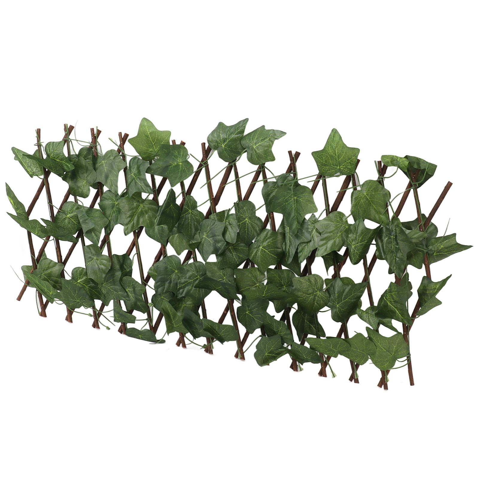 Artificial Hedges Fence Simulation Expandable Sun Protection Waterproof Artificial Topiary Hedge Plant for Garden Virginia Creeper Leaves - Image 6