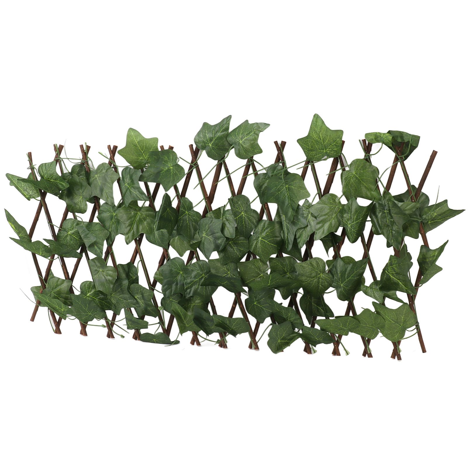 Artificial Hedges Fence Simulation Expandable Sun Protection Waterproof Artificial Topiary Hedge Plant for Garden Virginia Creeper Leaves - Image 7