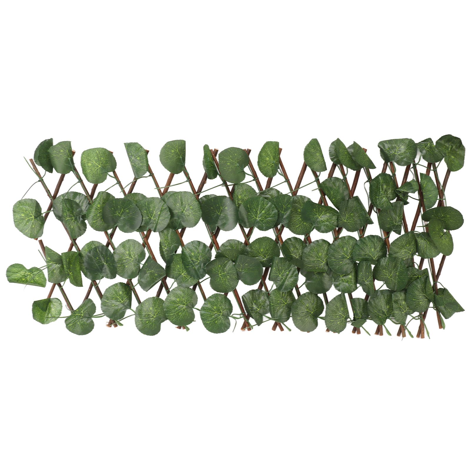Artificial Hedges Fence Simulation Expandable Sun Protection Waterproof Artificial Topiary Hedge Plant for Garden Begonia Leaf - Image 1