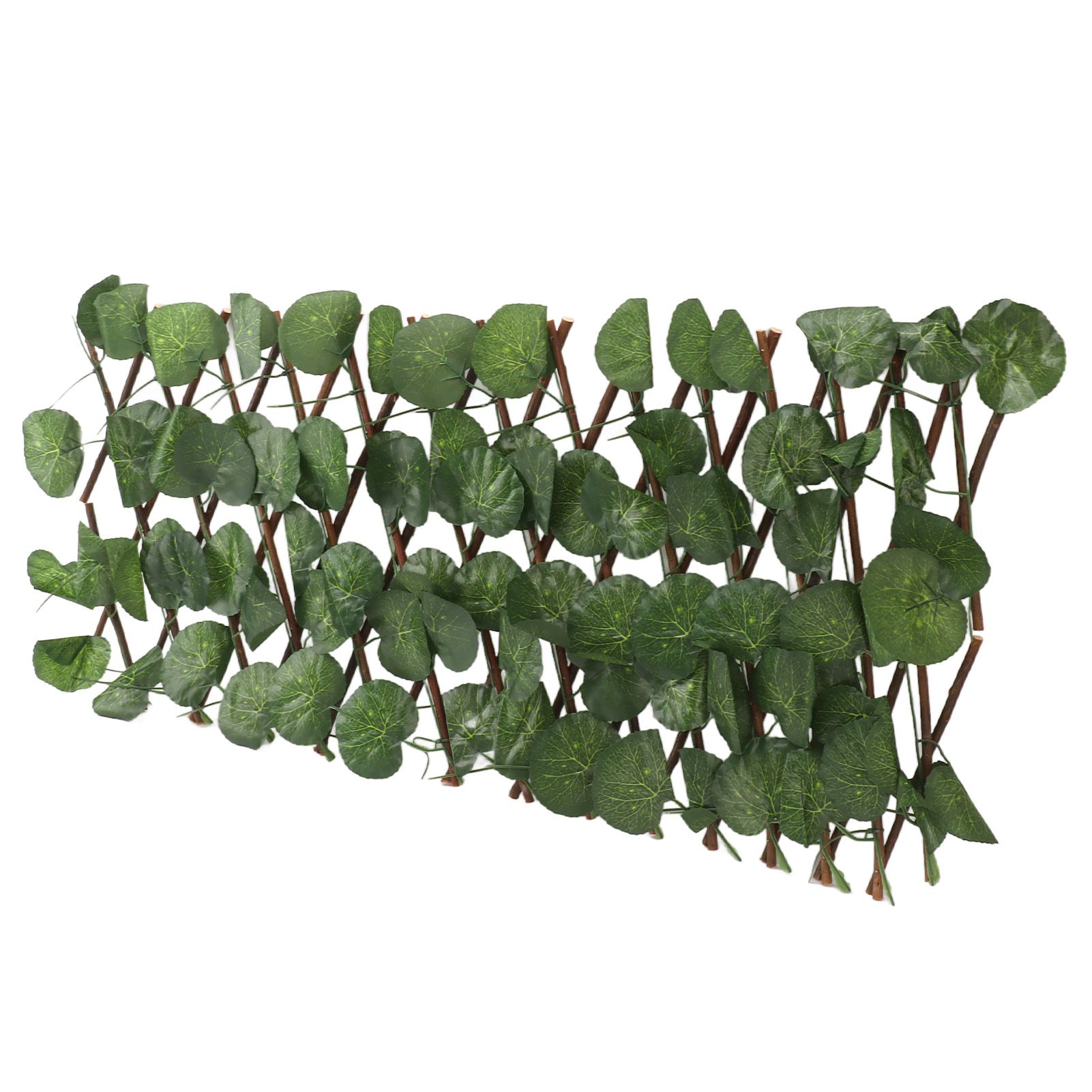 Artificial Hedges Fence Simulation Expandable Sun Protection Waterproof Artificial Topiary Hedge Plant for Garden Begonia Leaf - Image 3
