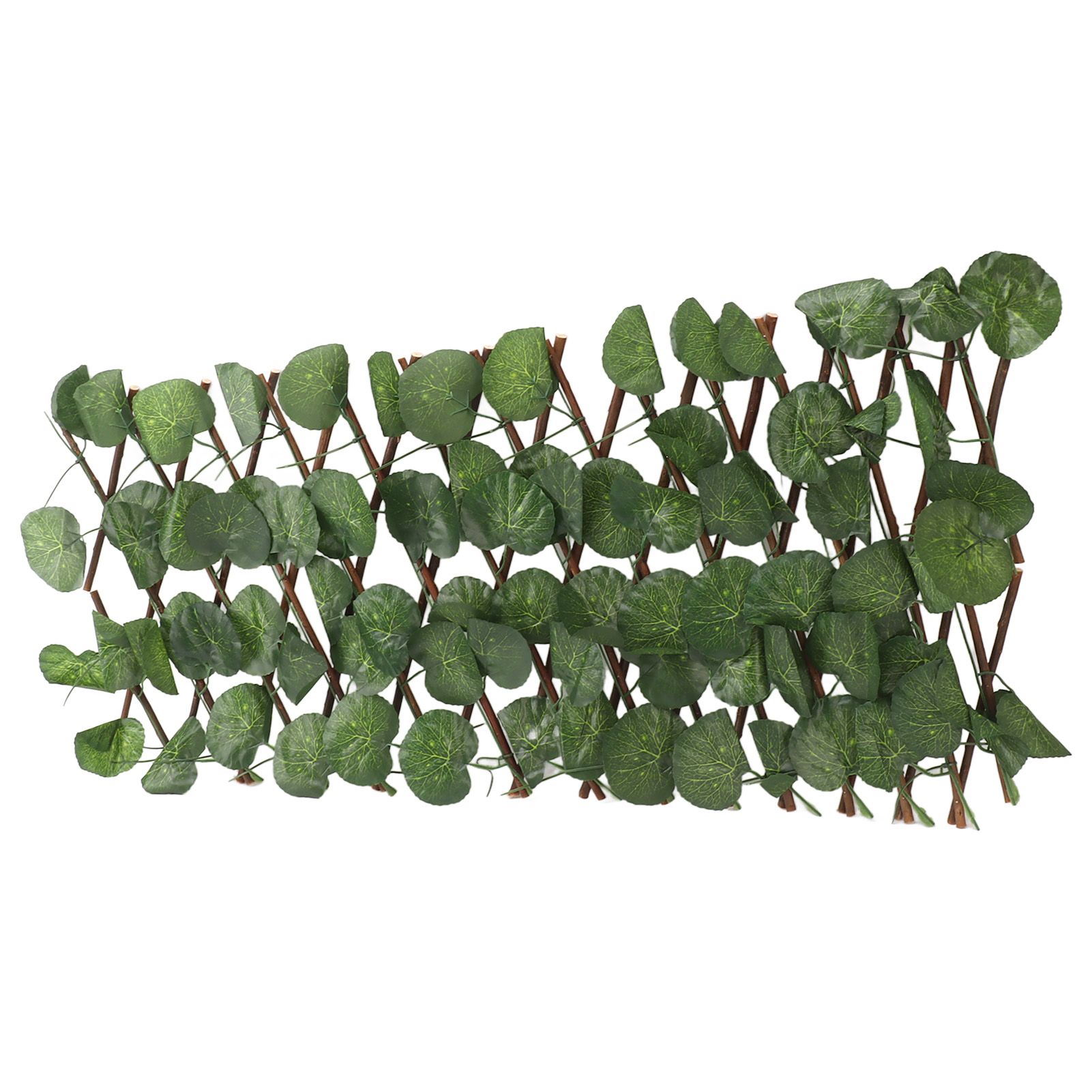 Artificial Hedges Fence Simulation Expandable Sun Protection Waterproof Artificial Topiary Hedge Plant for Garden Begonia Leaf - Image 4