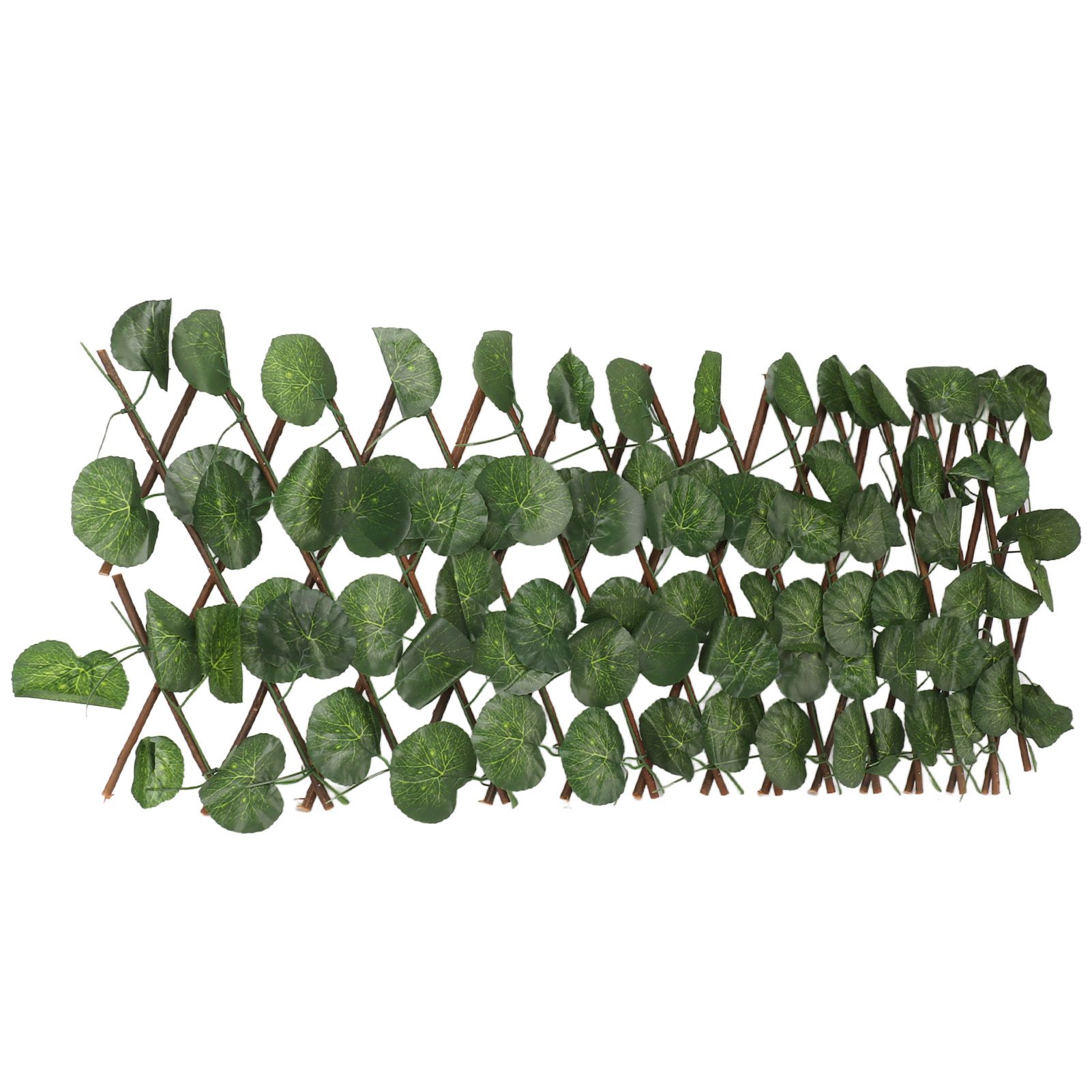 Artificial Hedges Fence Simulation Expandable Sun Protection Waterproof Artificial Topiary Hedge Plant for Garden Begonia Leaf - Image 7