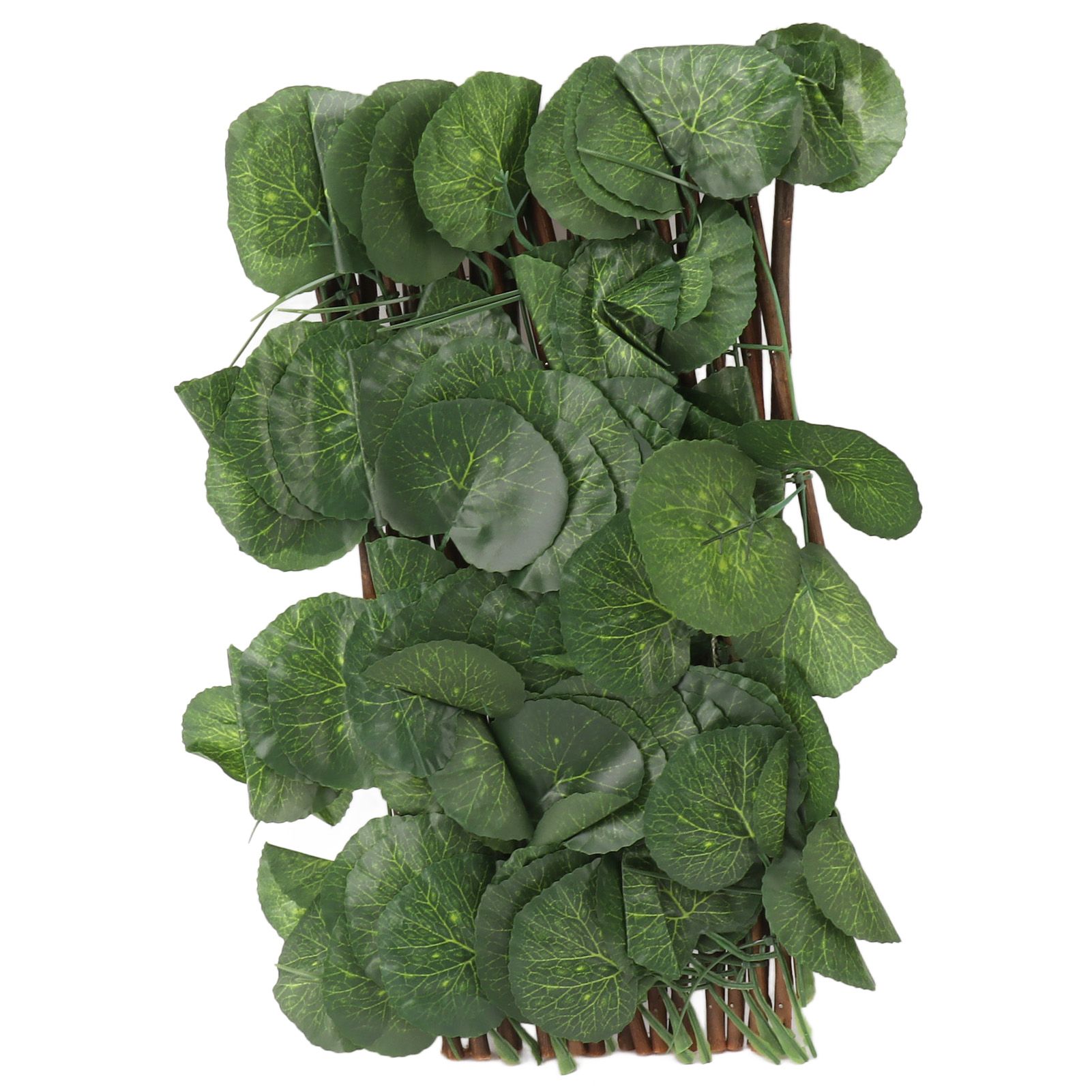 Artificial Hedges Fence Simulation Expandable Sun Protection Waterproof Artificial Topiary Hedge Plant for Garden Begonia Leaf - Image 8