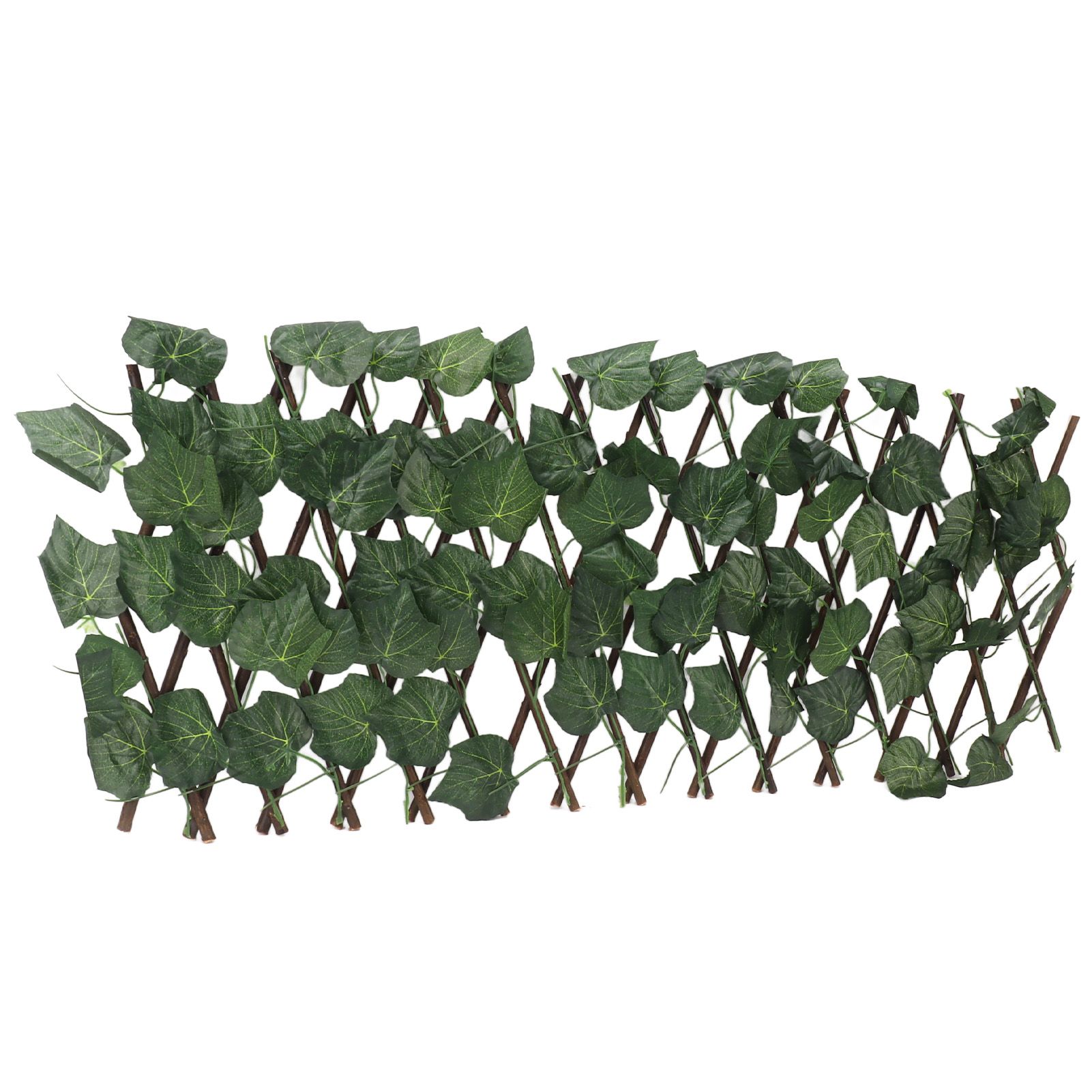 Artificial Hedges Fence Simulation Expandable Sun Protection Waterproof Artificial Topiary Hedge Plant for Garden Grape Leaves - Image 6