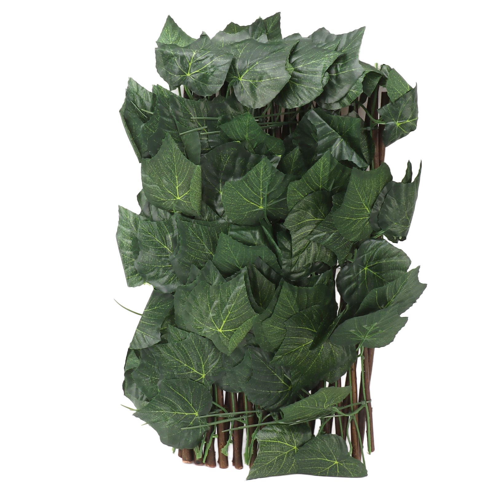 Artificial Hedges Fence Simulation Expandable Sun Protection Waterproof Artificial Topiary Hedge Plant for Garden Grape Leaves - Image 8