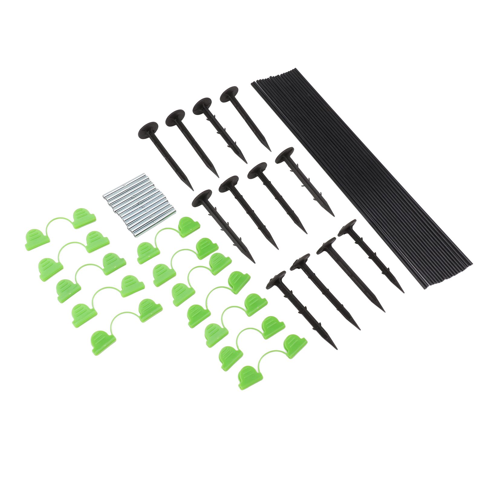 18 Fiberglass Rods 12 Connecting Pipes 12 Clips 12 Garden Stakes for Greenhouse Garden Raised Bed Grow Tunnel - Image 8